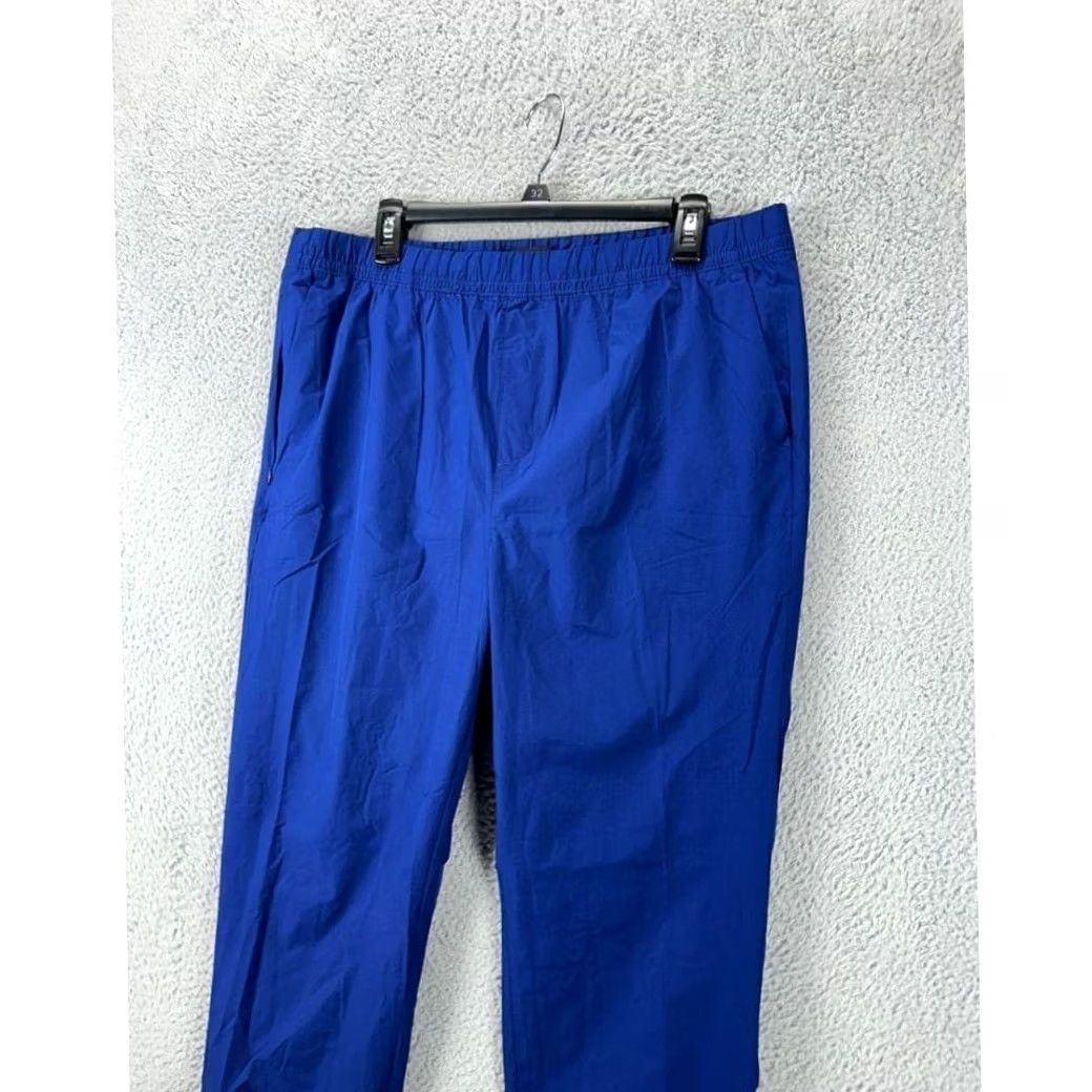 Banana Republic Banana Republic Track Pants Mens Large Blue Nylon Blend Pull On Hiking Jogger Pants Size US 33 - 3 Thumbnail