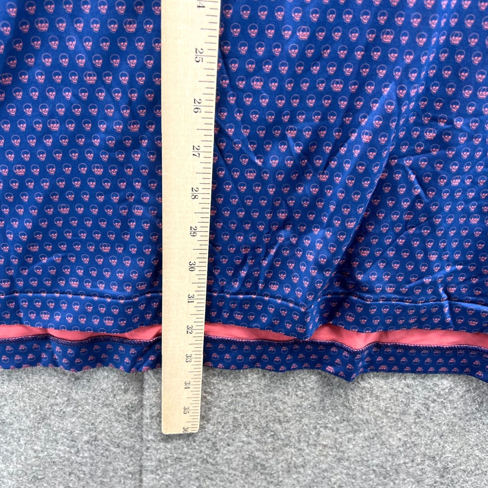 Peter Millar Peter Millar Polo Shirt Mens XL Blue Skull AOP Summer Comfort Performance Jersey Size US XL / EU 56 / 4 - 4 Thumbnail