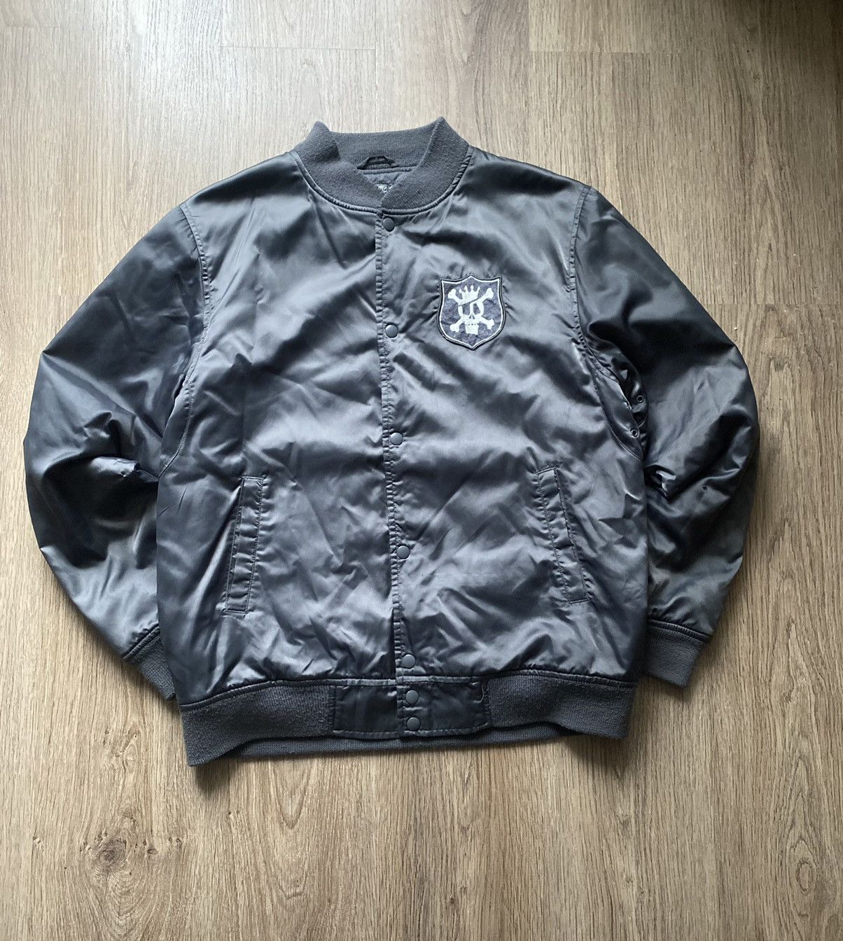 Stussy 🔥VNTG STUSSY BIG LOGO AMERICAN SCHOOL STYLE BOMBER JACKET 🔥 Size US L / EU 52-54 / 3 - 1 Thumbnail