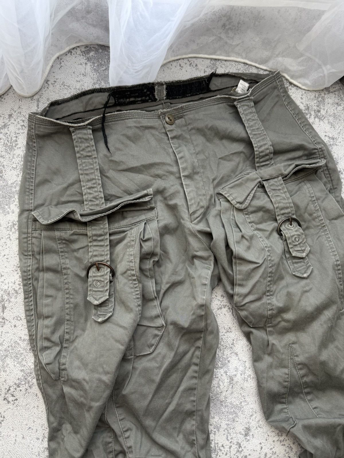 Marithe + Francois Girbaud Rare Marithe Francois Girbaud Utility Cargo Vintage Pants Size 29" - 7 Thumbnail