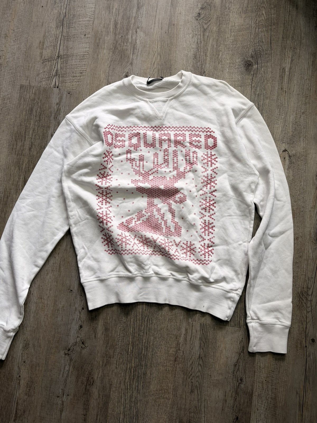 Dsquared2 2008 Dsquared christmas distressed sweater Size US M / EU 48-50 / 2 - 1 Thumbnail