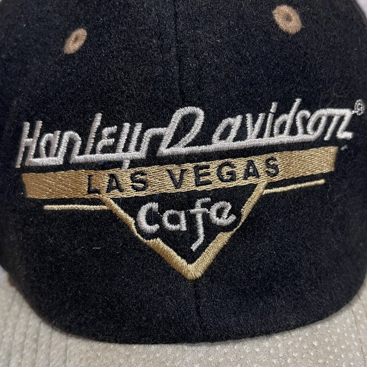 Harley Davidson Vintage 80’s HARLEY DAVIDSON Ride Free Black Wool Cap HD Size ONE SIZE - 6 Thumbnail