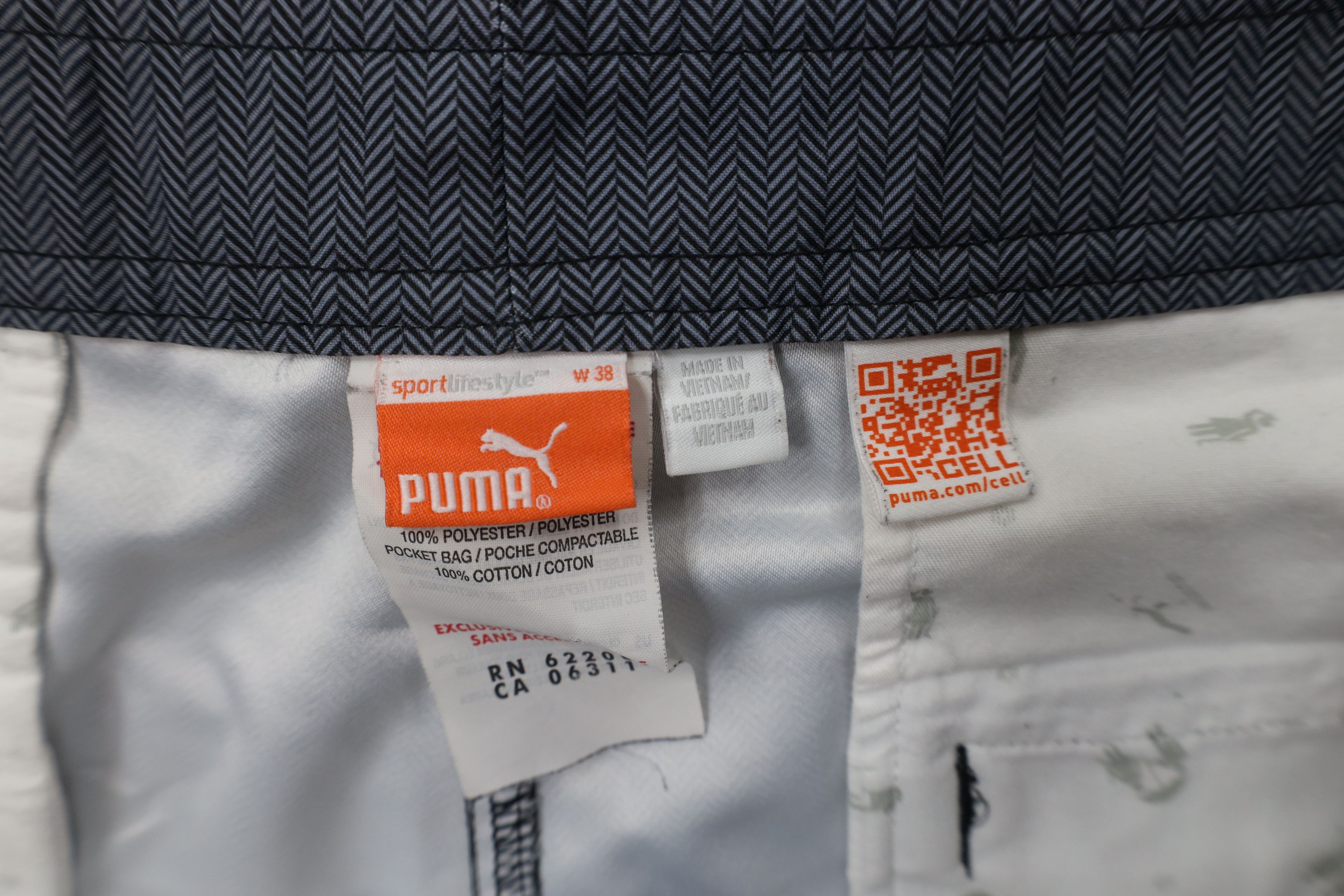 Puma Puma Golf Sport Striped Tech Golfing Chino Shorts Gray Size US 38 / EU 54 - 6 Thumbnail