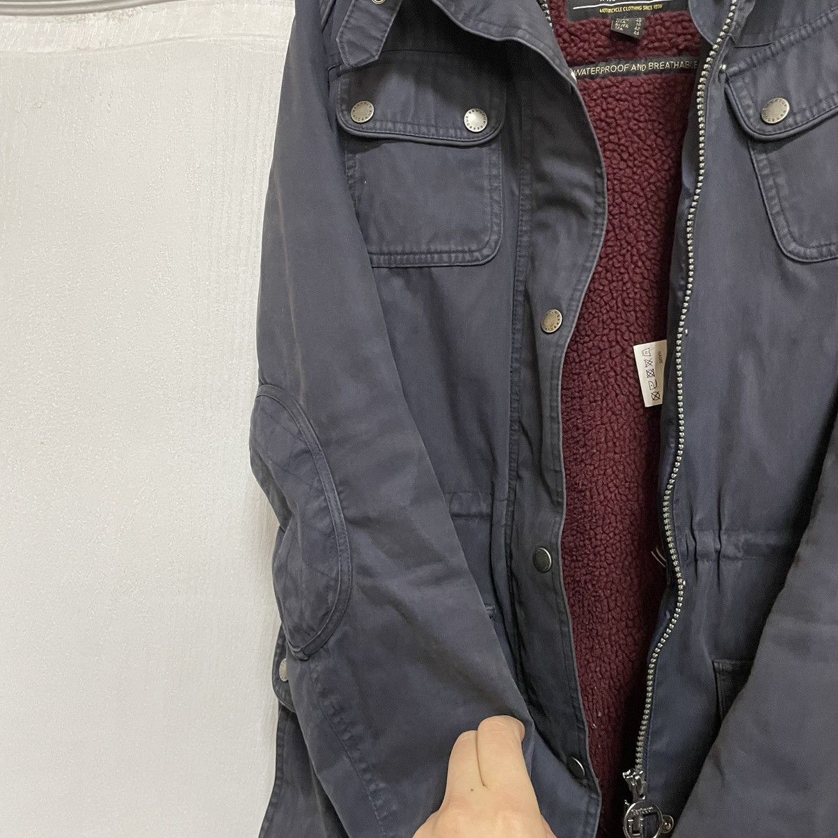 Barbour × London Fog US10 BARBOUR BROADSTONE Jacket Coat old fur mesh parka faux Size L / US 10 / IT 46 - 10 Thumbnail