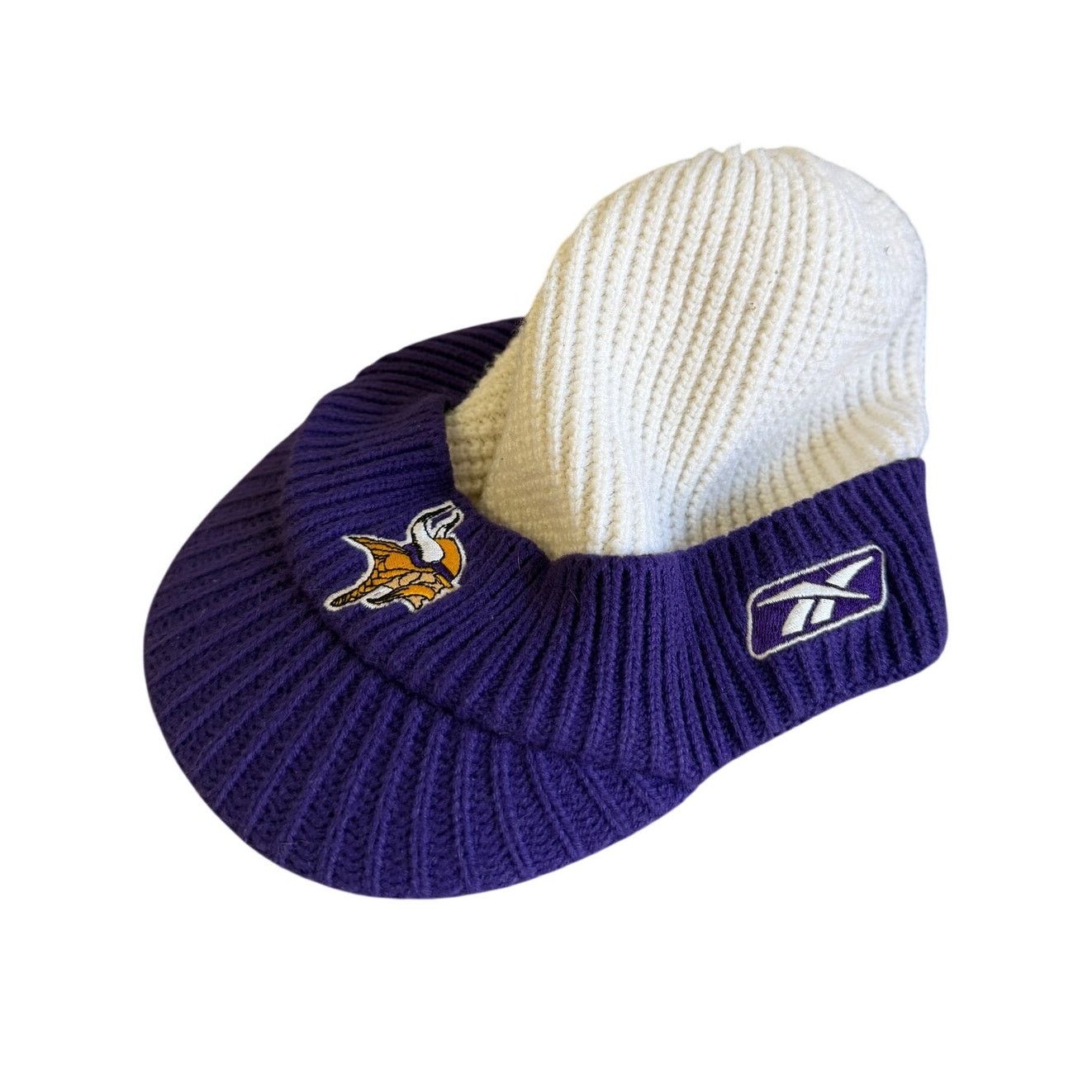 Reebok Minnesota Vikings NFL Football Winter Hat/Beanie w/ Brim Size ONE SIZE - 1 Thumbnail