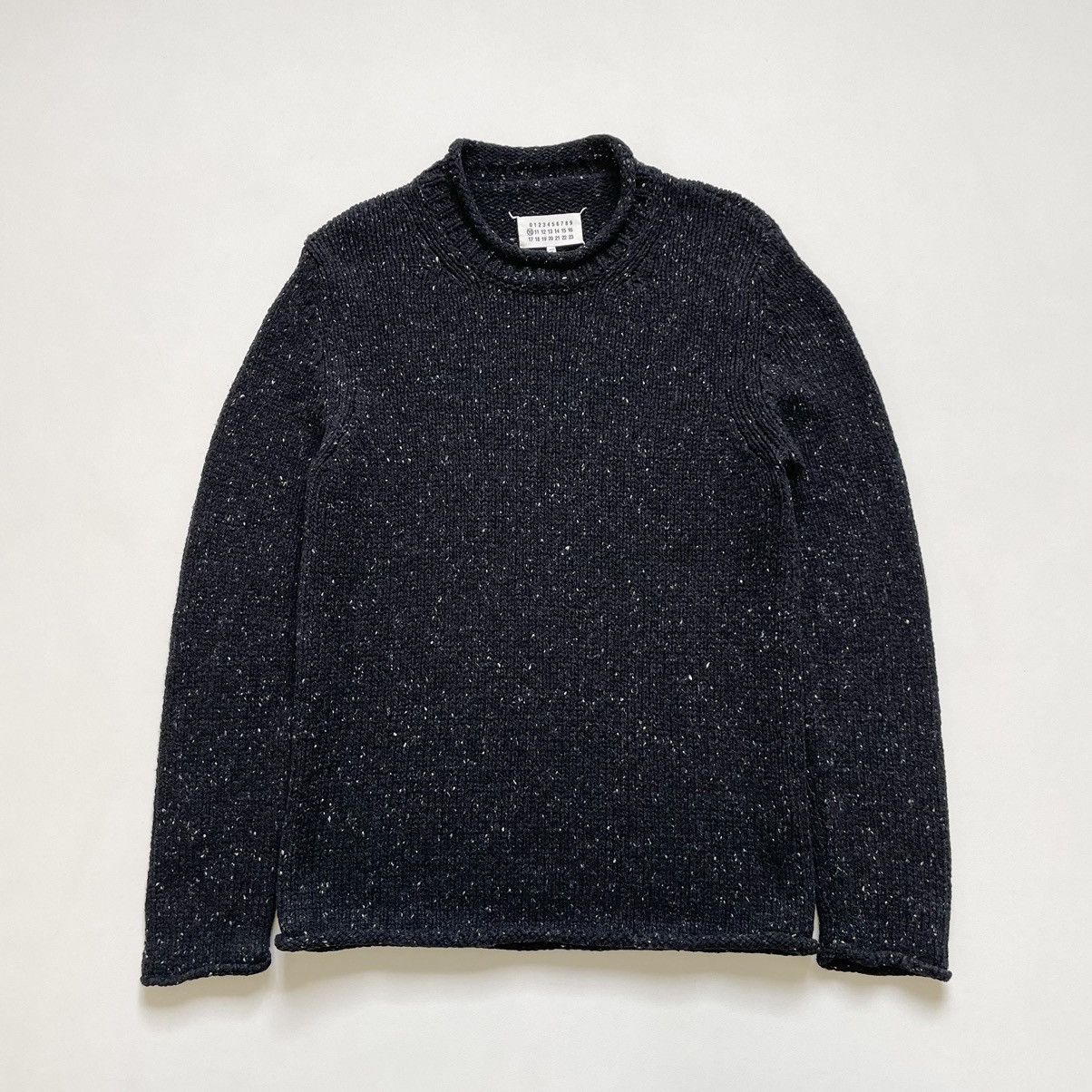 Maison Margiela A/W 17 Rolled Hems Wool Sweater Size US M / EU 48-50 / 2 - 1 Thumbnail