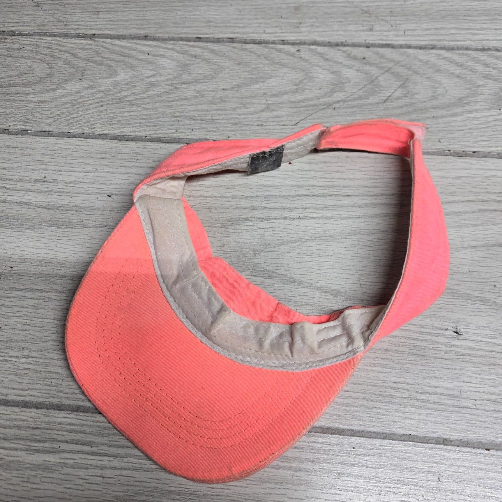 Vintage VINTAGE Myrtle Beach South Carolina Pink Embroidered Visor Hat Unisex Adjustable Cotton Cap Size ONE SIZE - 5 Thumbnail