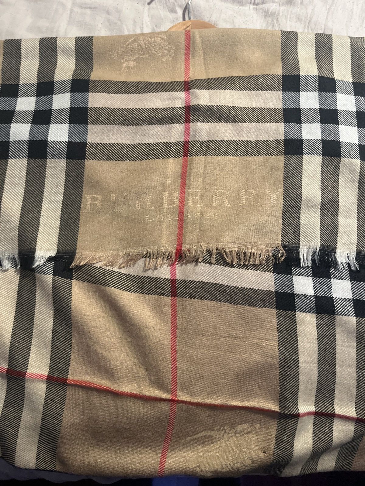 Burberry Burberry Cashmere Scarf Size ONE SIZE - 6 Thumbnail