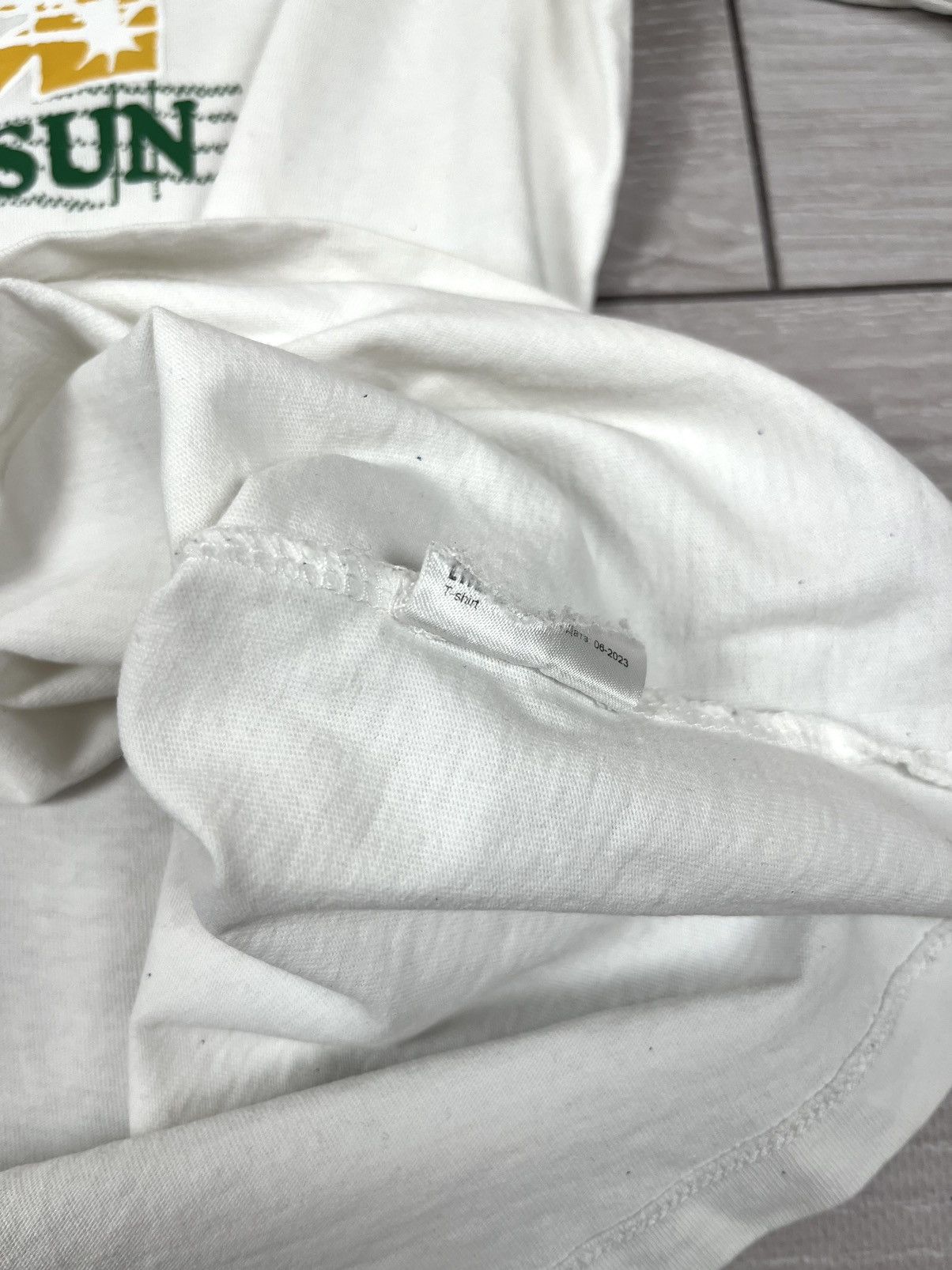Ganni Ganni Future Heavy Cotton White T Shirt Size M / US 6-8 / IT 42-44 - 9 Thumbnail