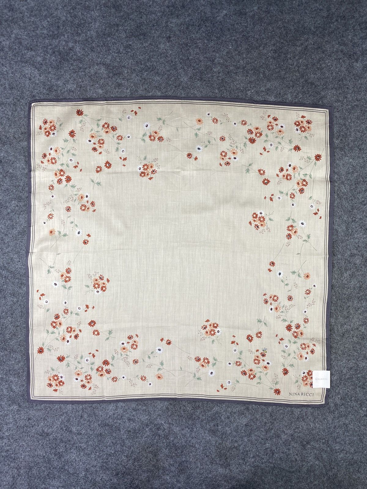 Nina Ricci Handkerchief Bandana Neckerchief- B017