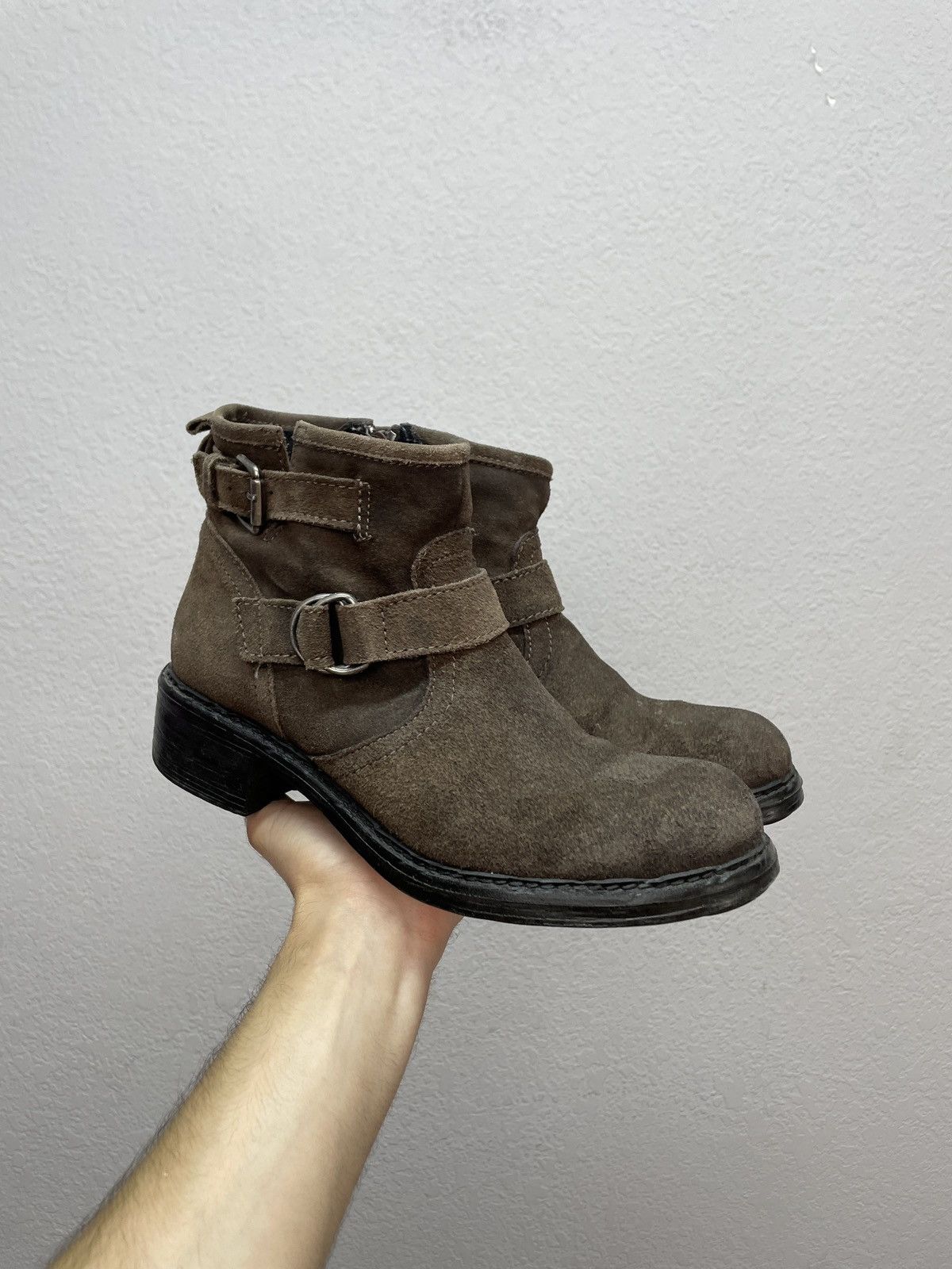 If Six Was Nine Vintage Italian AS 98 Vibe Guidi Style Leather Biker Boots Size US 7 / EU 40 - 1 Thumbnail