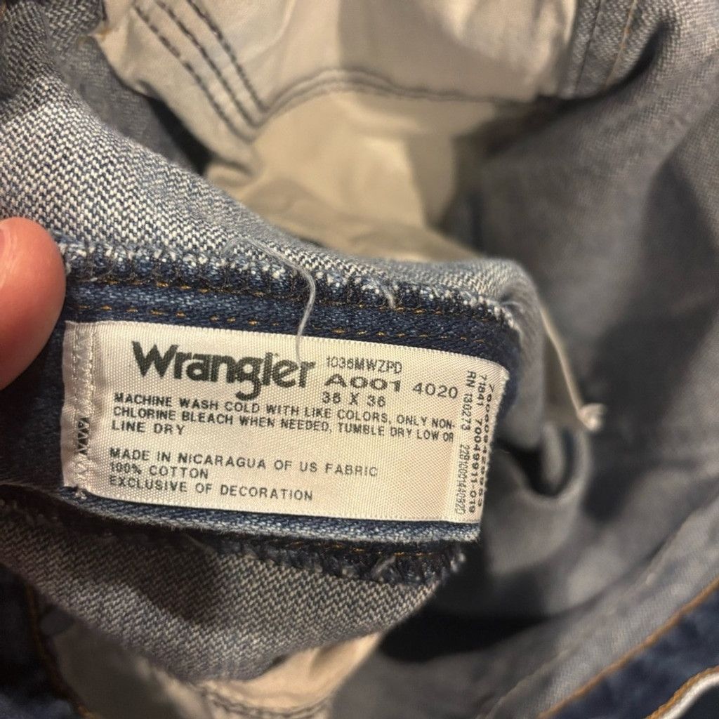 Wrangler Men’s Wrangler 36 Slim Fit MWZ Jeans Size US 36 / EU 52 - 3 Thumbnail