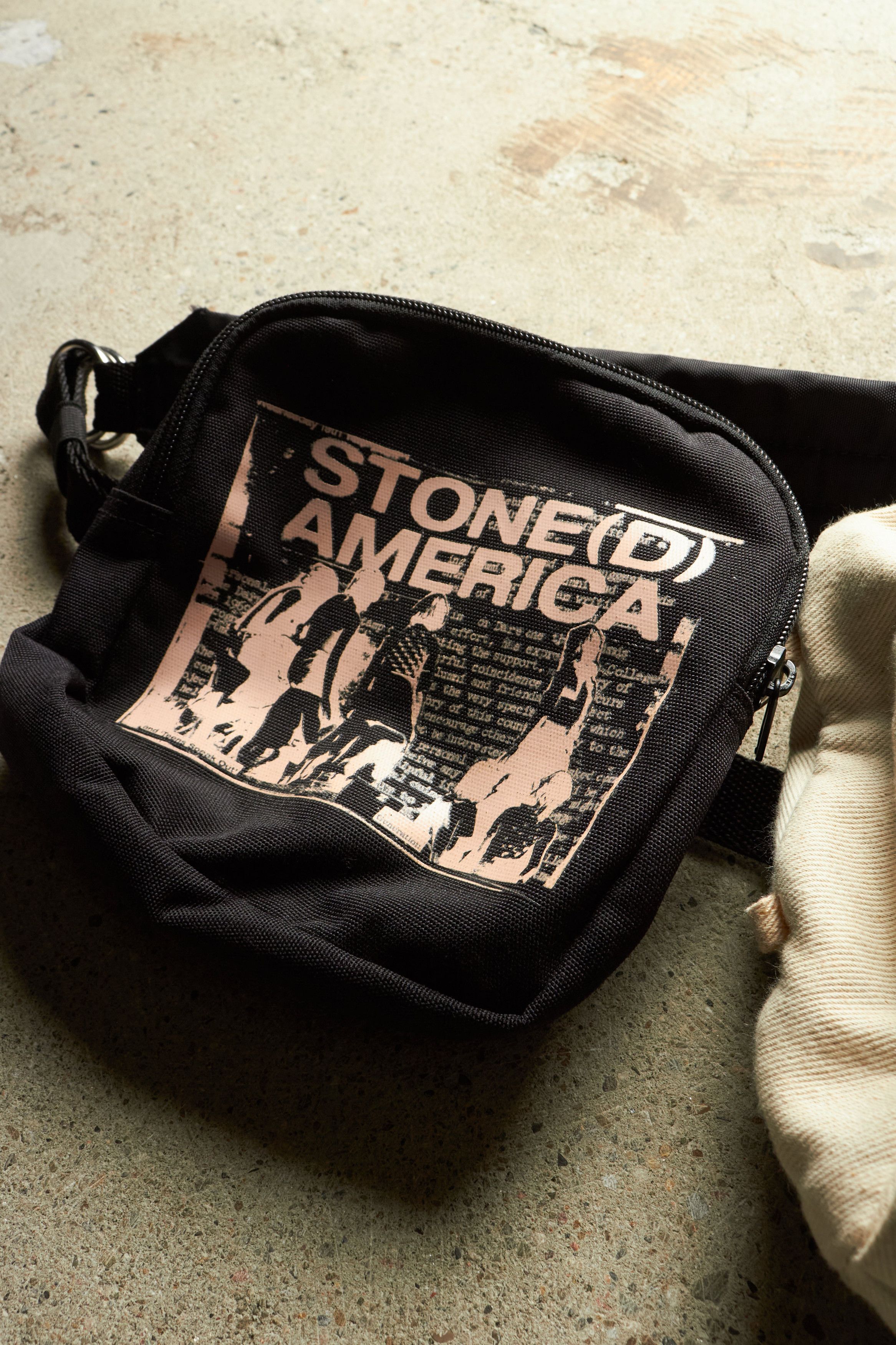 Raf Simons X EASTPAK [STONE(D) AMERICA] GRAPHIC SLING BAG Size ONE SIZE - 2 Thumbnail