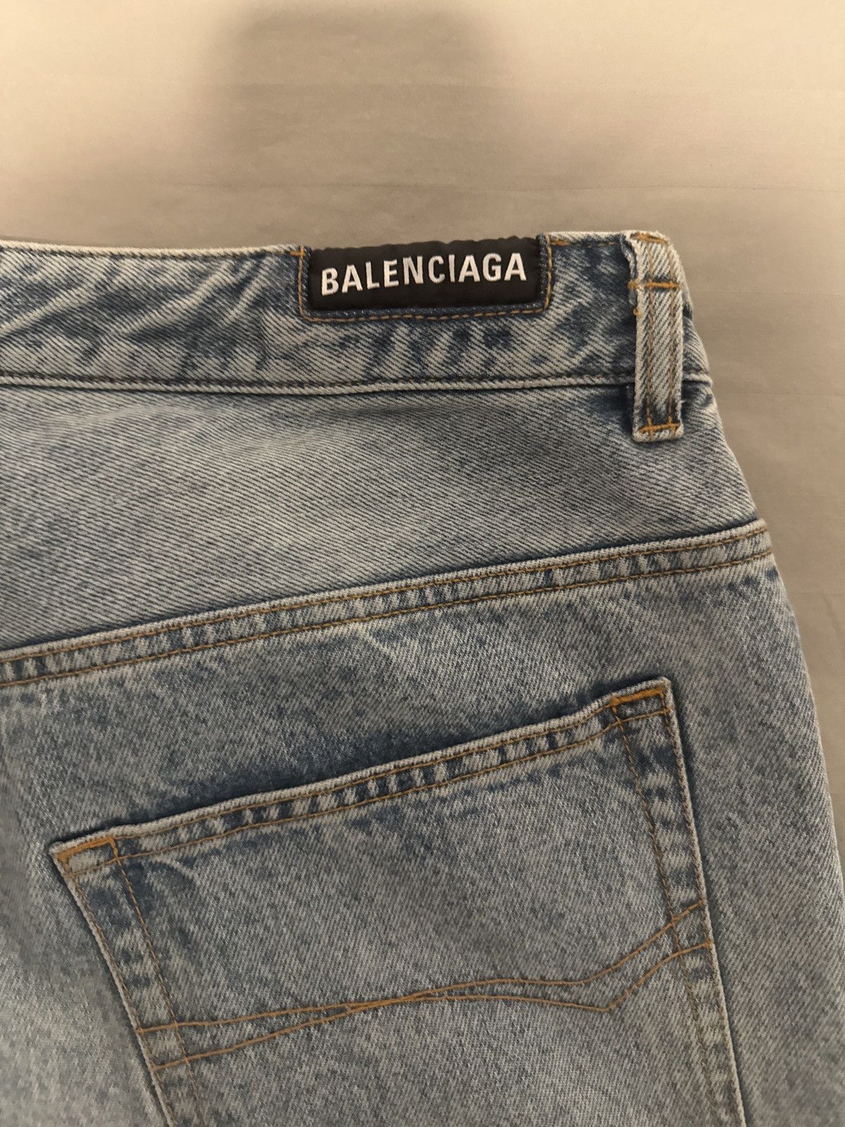 Balenciaga Baggy drawstring jeans Size US 32 / EU 48 - 4 Thumbnail