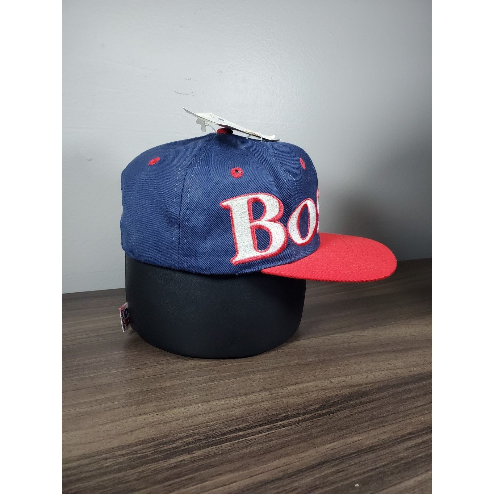 Logo 7 × MLB × Vintage Boston Red Sox Logo 7 Hat Snapback Cap Spellout Wrap Around Size ONE SIZE - 4 Thumbnail