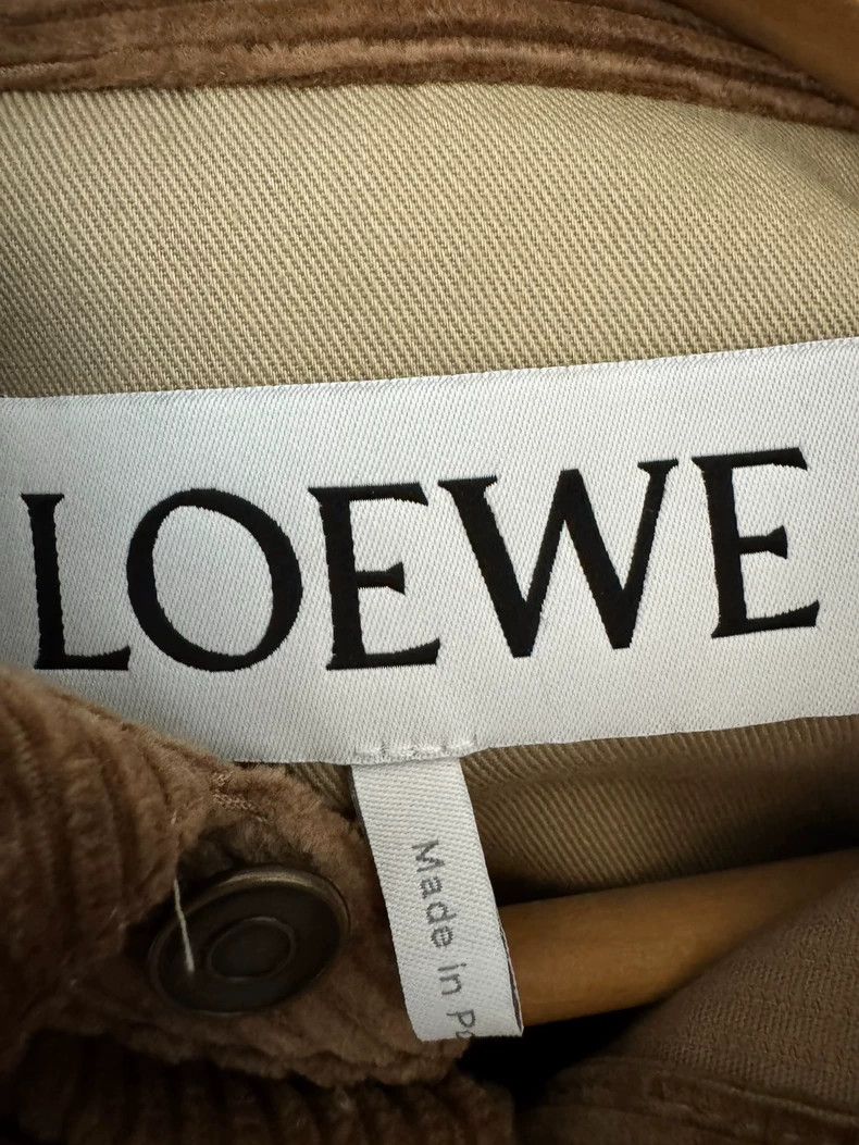 Loewe LOEWE Cotton jersey shirt jacket coat, light caramel Size XL / US 12-14 / IT 48-50 - 3 Thumbnail