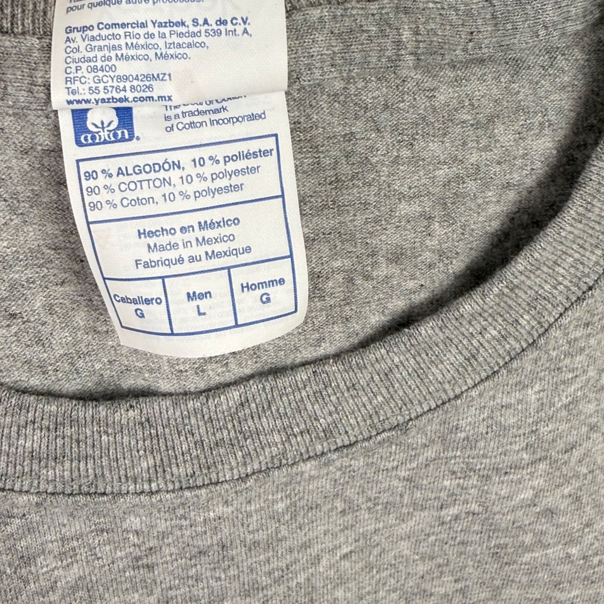 Other Men's Gray Embroidered Cancun Mexico Short-Sleeve Cotton T-S Size US L / EU 52-54 / 3 - 5 Thumbnail