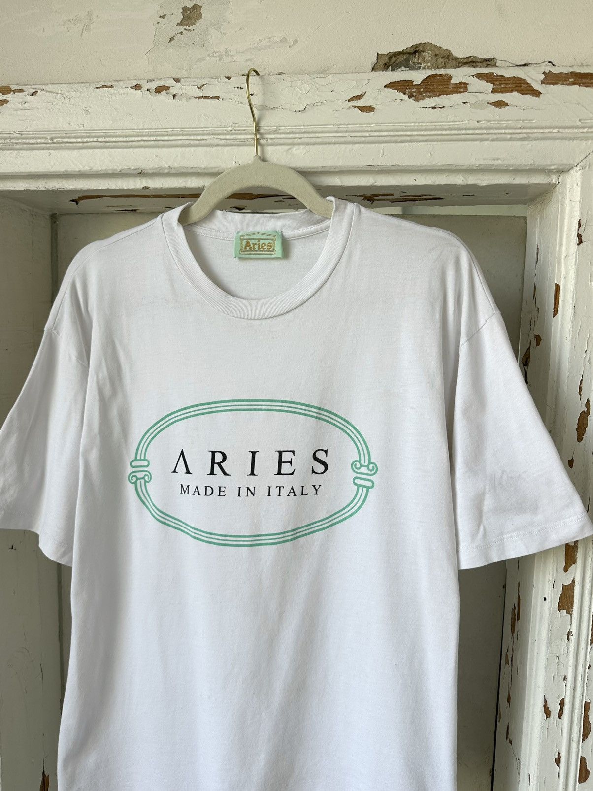 Aries Aries Made in Italy Printed White T-shirt Size US M / EU 48-50 / 2 - 4 Thumbnail