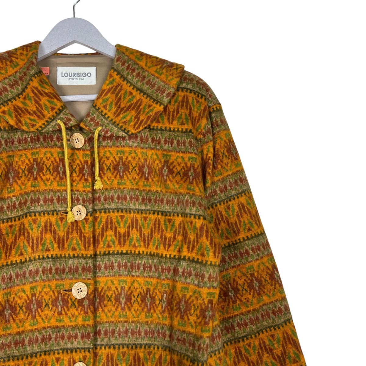 Japanese Brand 🔥 VINTAGE LOURBIGO NATIVE MOTIVE JACKET MADE IN JAPAN Size US M / EU 48-50 / 2 - 6 Thumbnail
