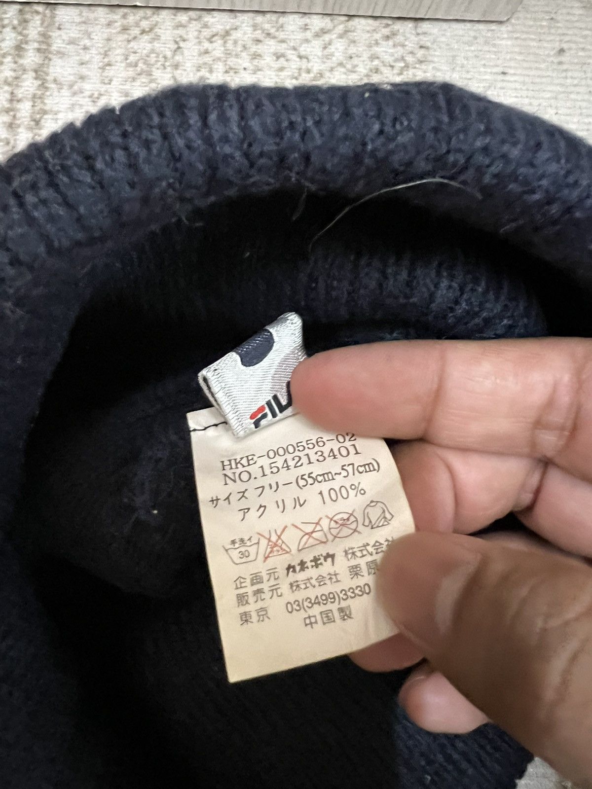 Fila Vintage Fila Small Logo Beanie Hats Size ONE SIZE - 6 Thumbnail