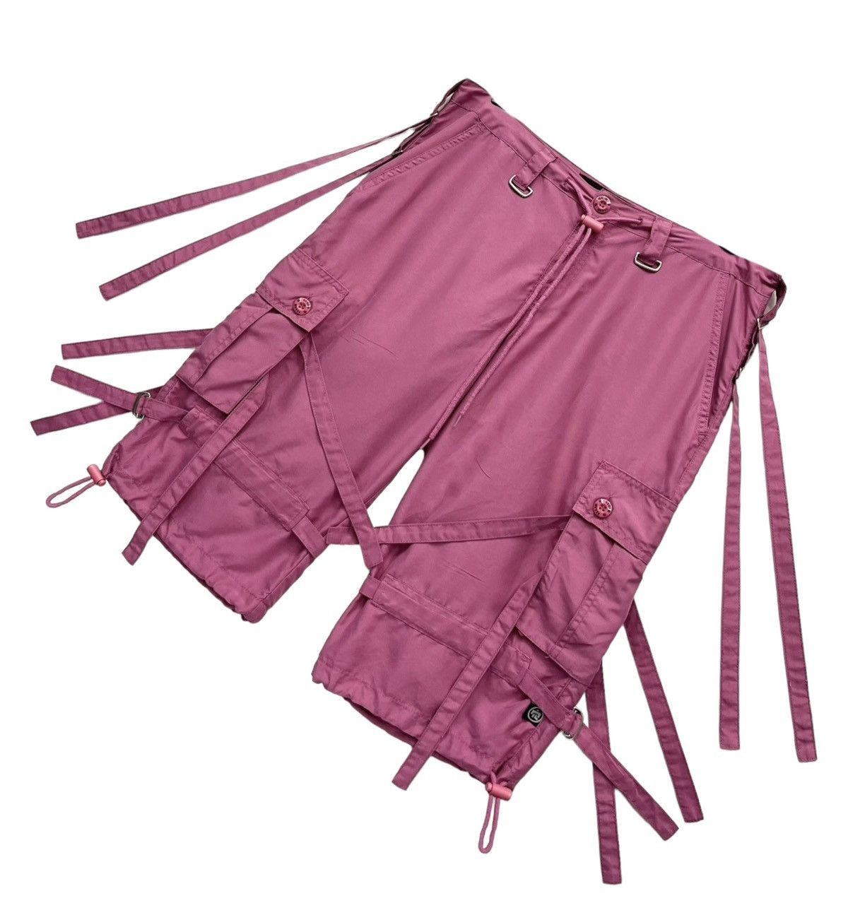 Japanese Brand 🔥ILLIG Multi-Bondage Poly-Parachute Street-Dance Cargo💥 Size US 31 - 4 Thumbnail