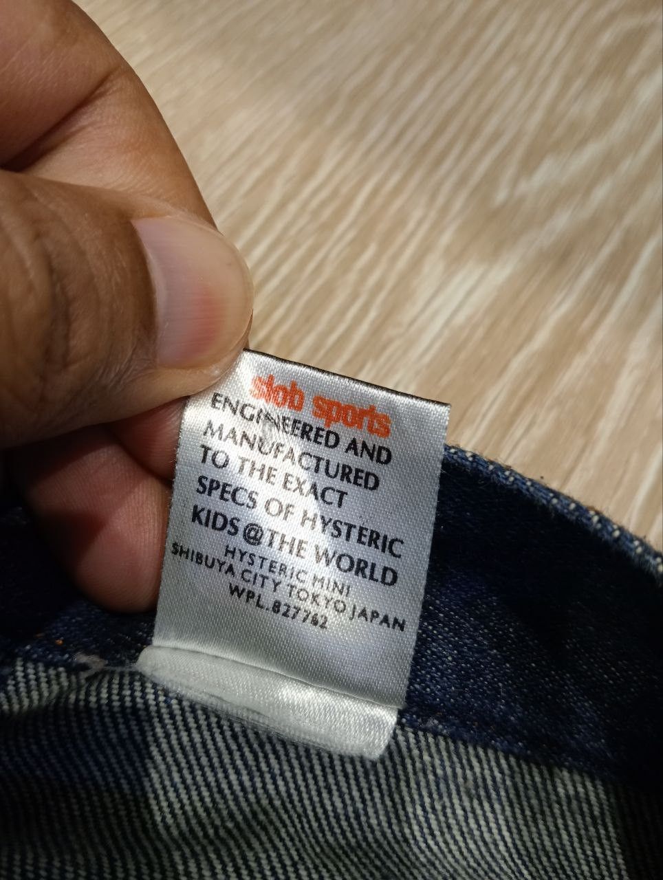 Hysteric Glamour VINTAGE HYSTERIC MINI BLUE DENIM PANTS Size US 29 - 7 Thumbnail
