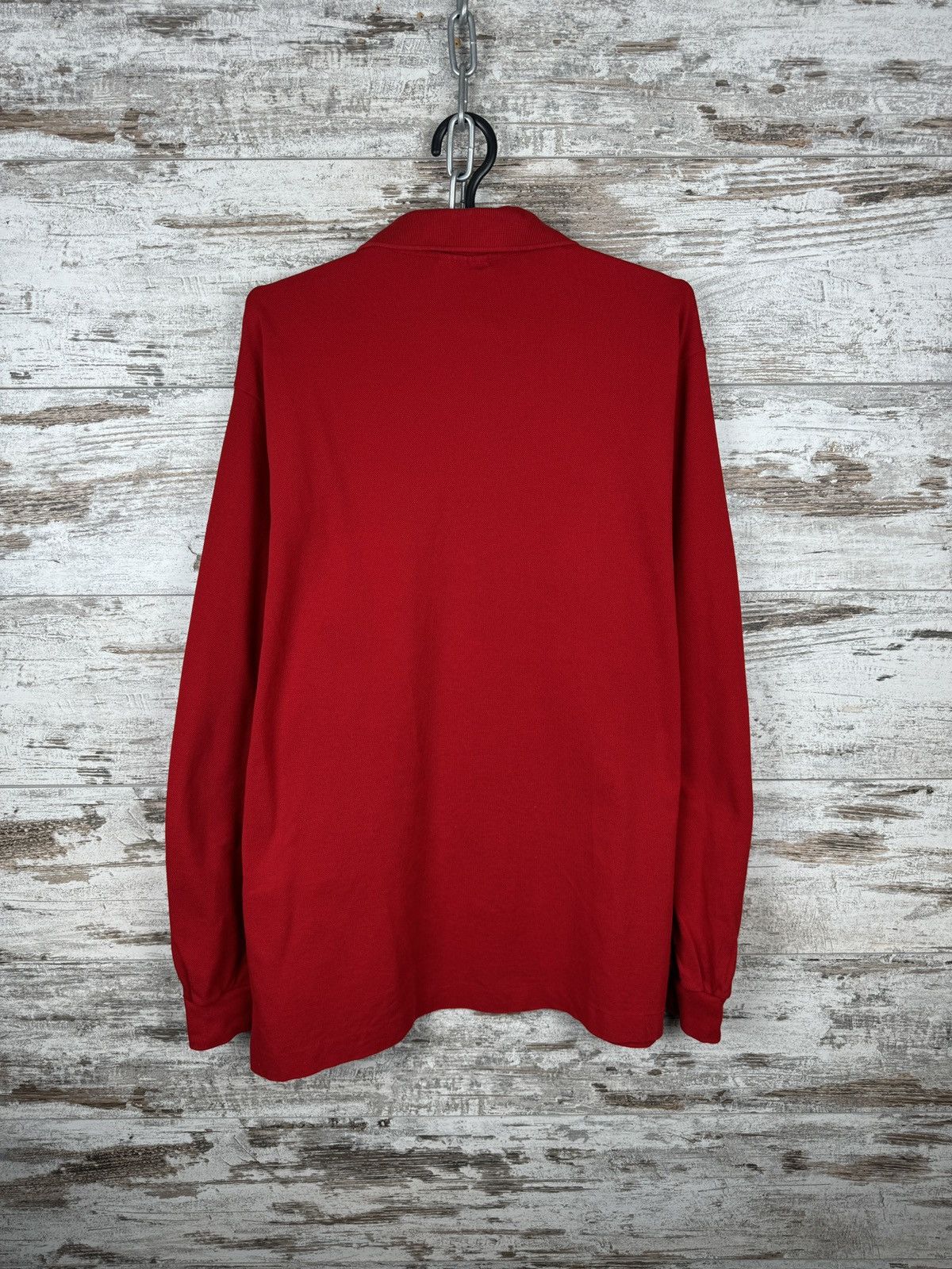Lacoste × Vintage Mens Vintage Lacoste Longsleeve T-shirt rugby sweatshirt Size US XL / EU 56 / 4 - 9 Thumbnail