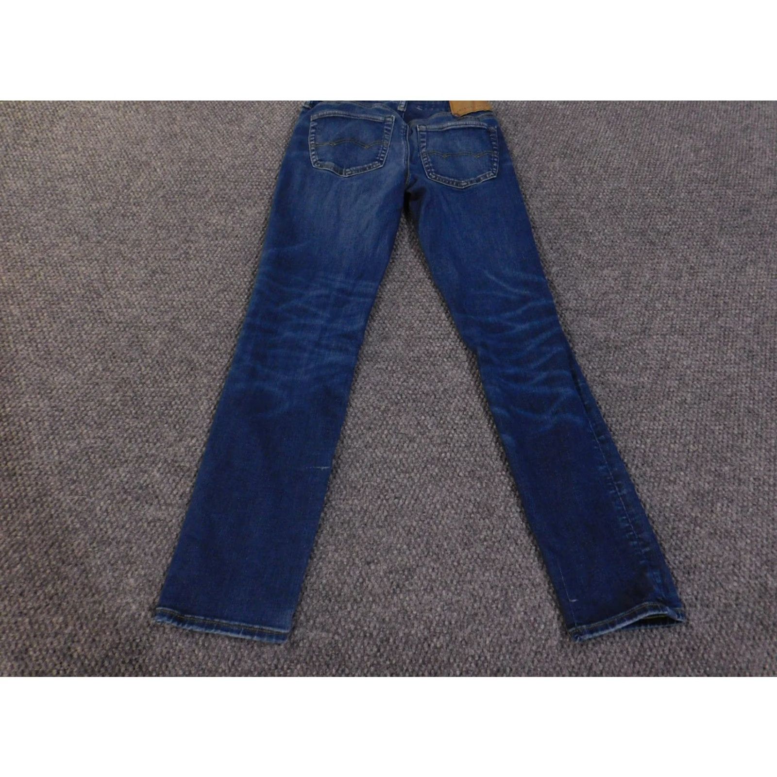 Vintage VINTAGE American Eagle Jeans Mens 28x32 Skinny Airflex Stretch Denim Distressed Blue Pants Size US 28 / EU 44 - 7 Thumbnail
