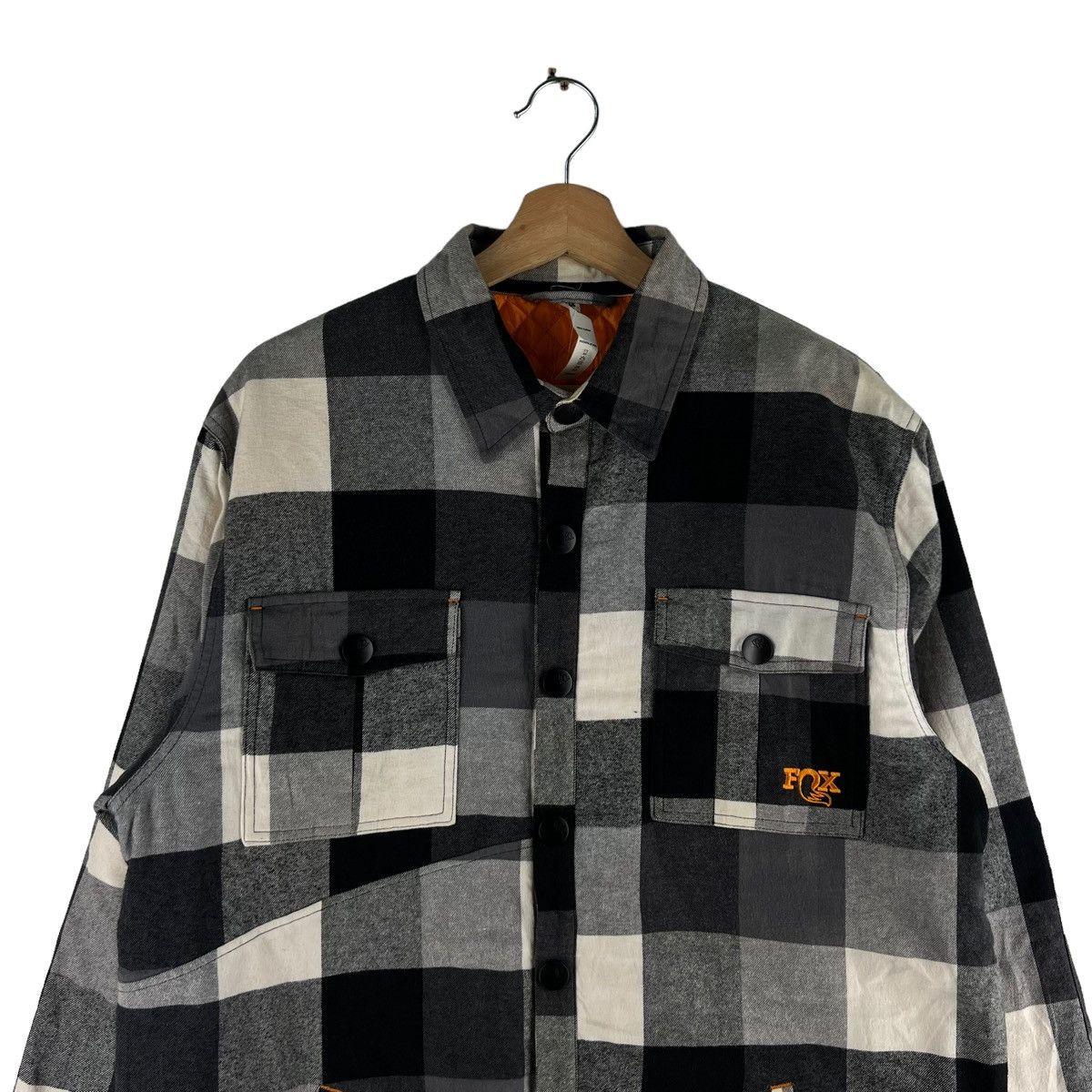Fox Racing 🔥Chore Jacket Tartan Design Fox Racing Worker Wear Size US L / EU 52-54 / 3 - 3 Thumbnail