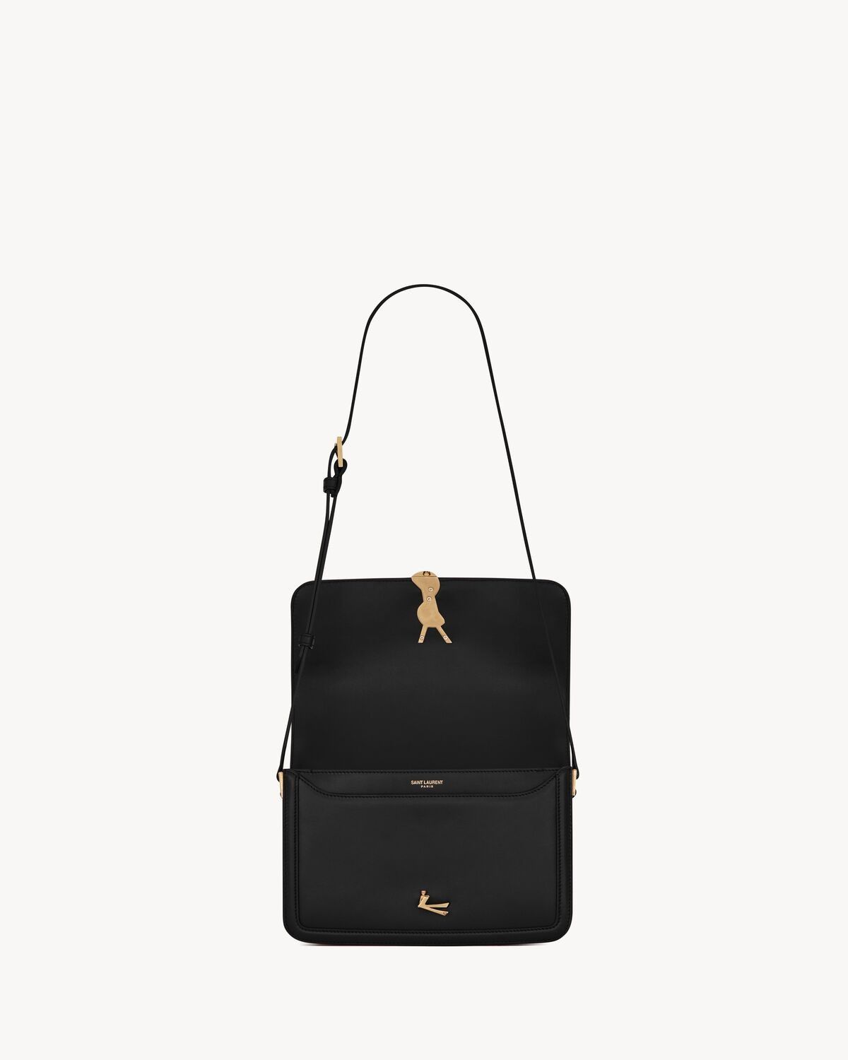 Saint Laurent Paris o1s1wg111125 Solferino Medium Satchel in Box Bag in Black Size ONE SIZE - 5 Thumbnail