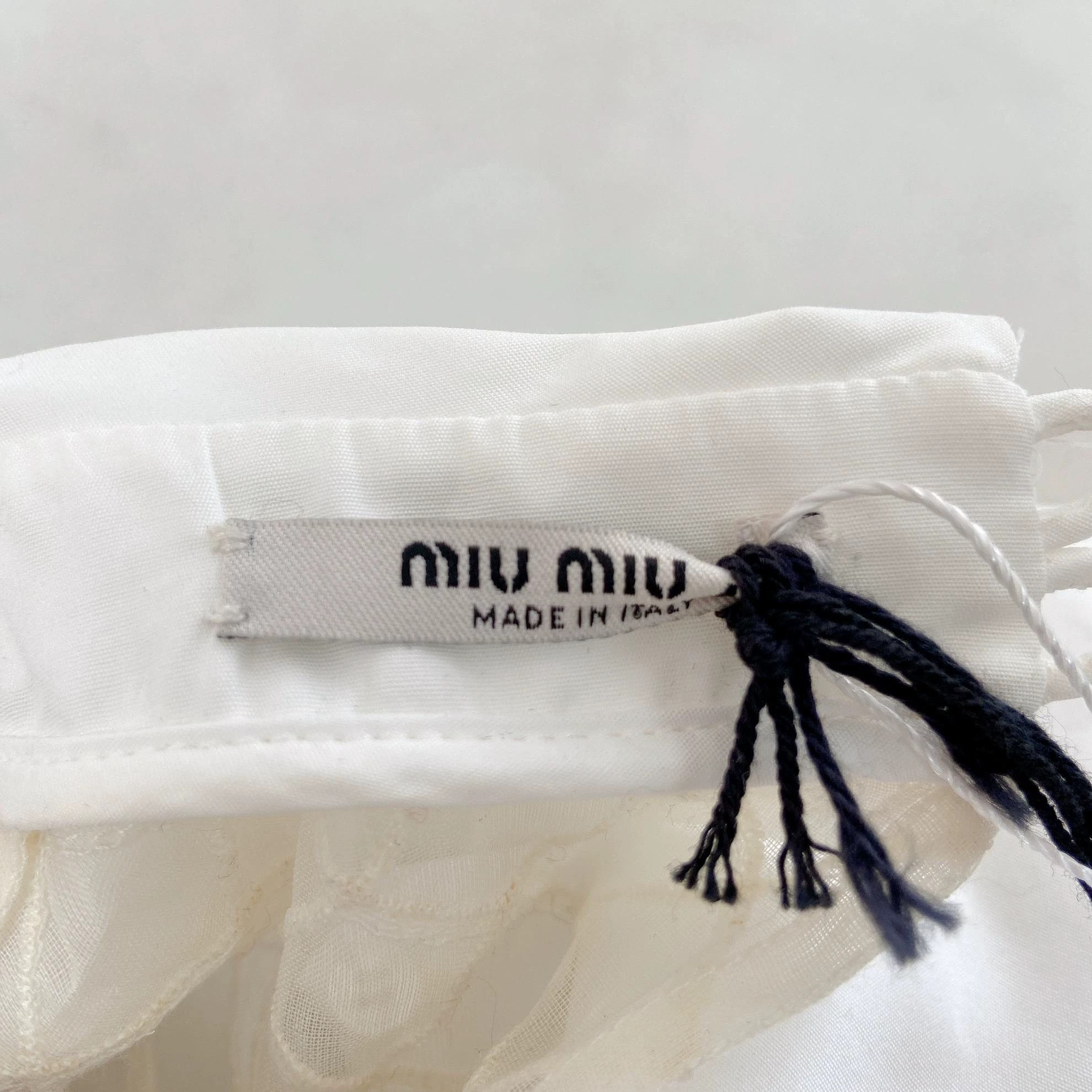 Miu Miu MIUMIU lace check dress 40 with tags Size S / US 4 / IT 40 - 7 Thumbnail