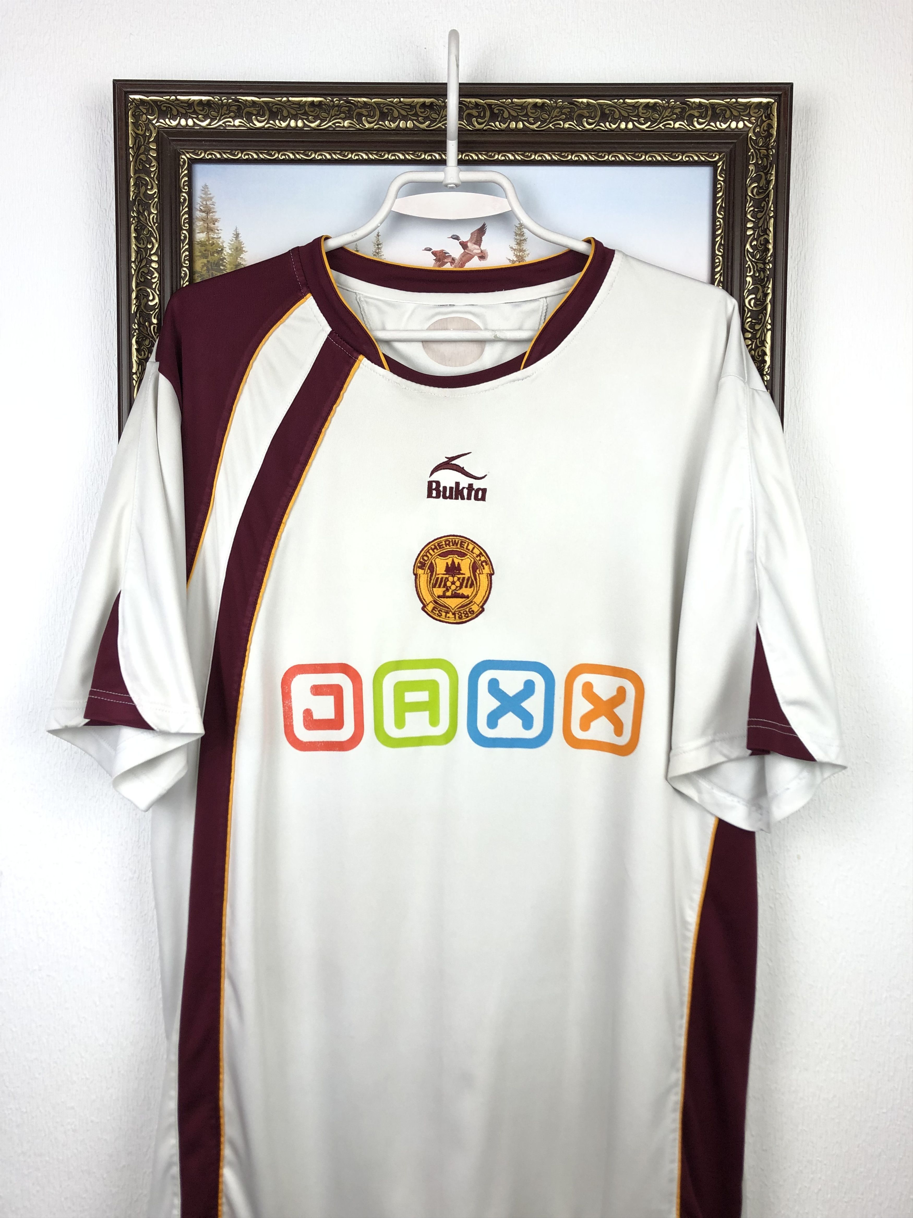 Vintage Motherwell football shirt 2008 Soccer Jersey Trikot Tee Size US XXL / EU 58 / 5 - 2 Thumbnail
