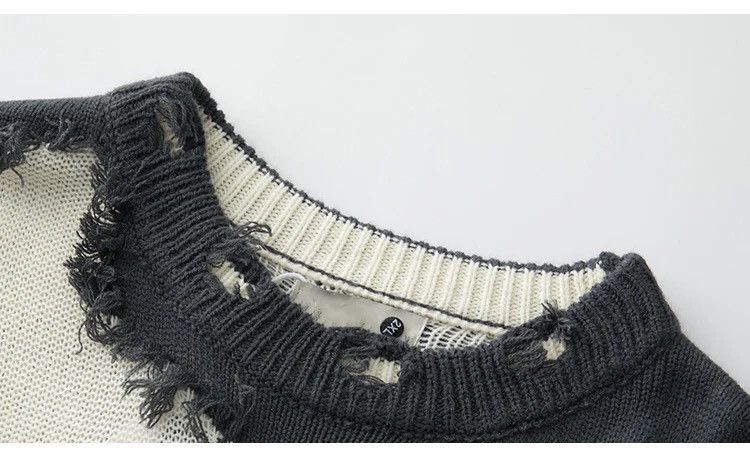 Japanese Brand × Vintage Retro hip hop star distressed oversized sweater knitwear Size US XL / EU 56 / 4 - 11 Thumbnail