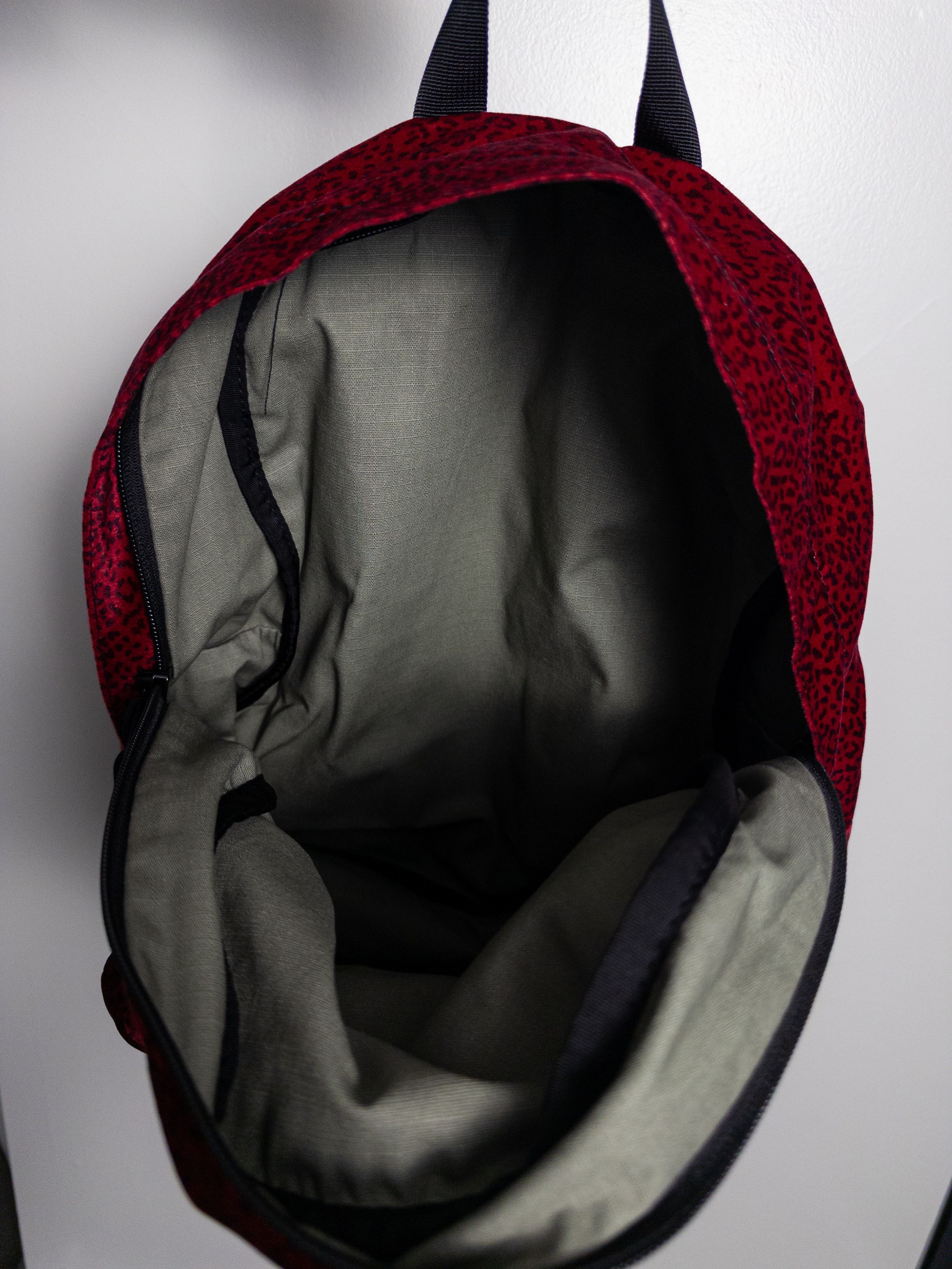 Supreme RED LEOPARD VELVET BACKPACK Size ONE SIZE - 5 Thumbnail