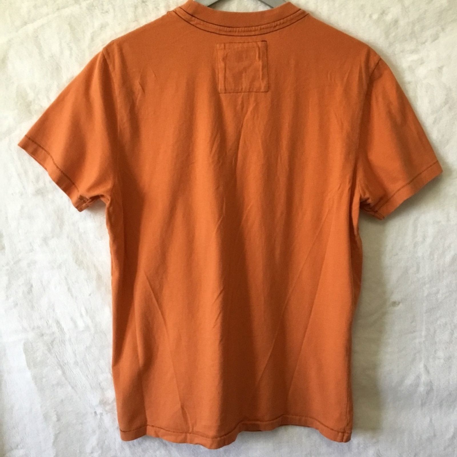 Aeropostale Aeropostale Orange Crewneck Logo Graphic Tee Size US L / EU 52-54 / 3 - 9 Thumbnail