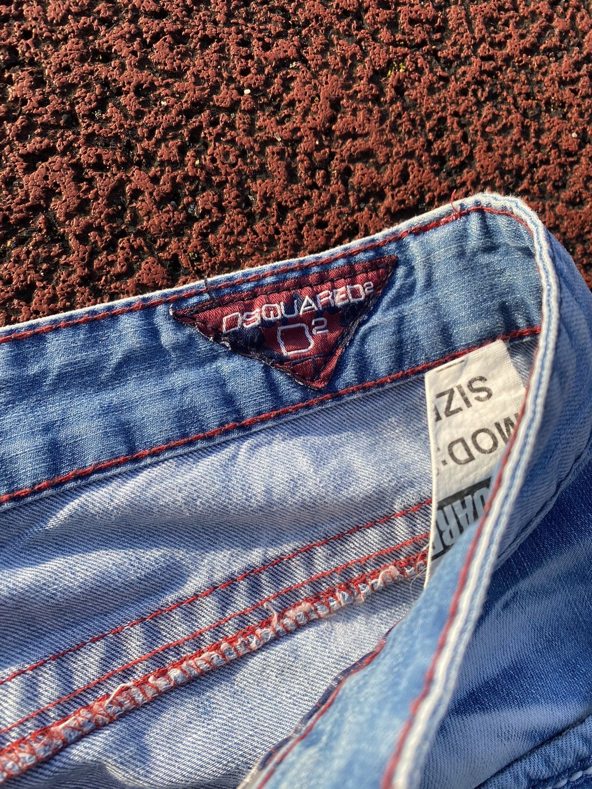 Dsquared2 × Vintage Dsquared Vintage Jeans BigLogo Light Blue M Streetwear Denim Size US 28 / EU 44 - 12 Thumbnail