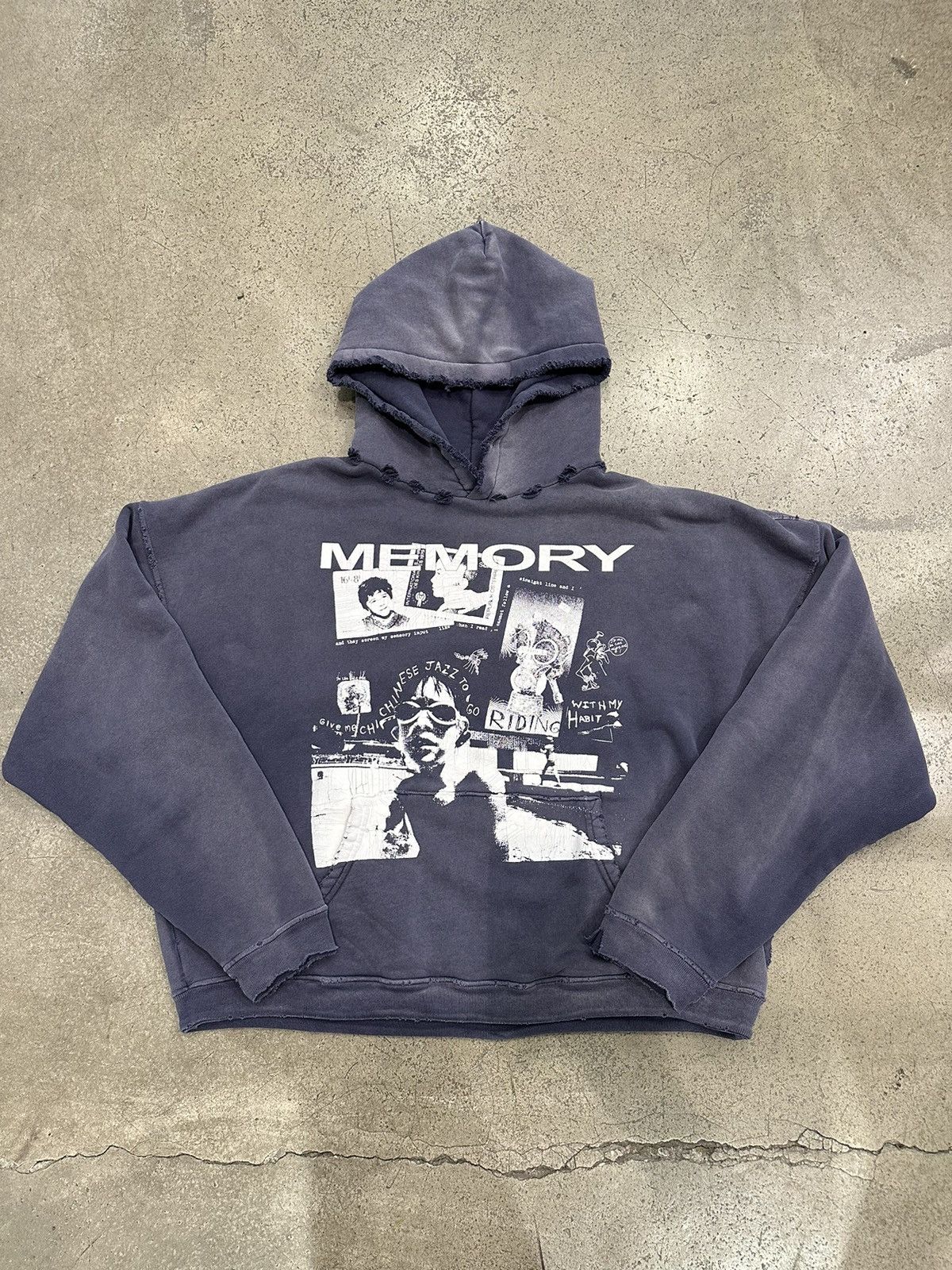 Enfants Riches Deprimes ENFANTS RICHES DEPRIMES - Memory Hoodie Nightshade Size US L / EU 52-54 / 3 - 1 Thumbnail