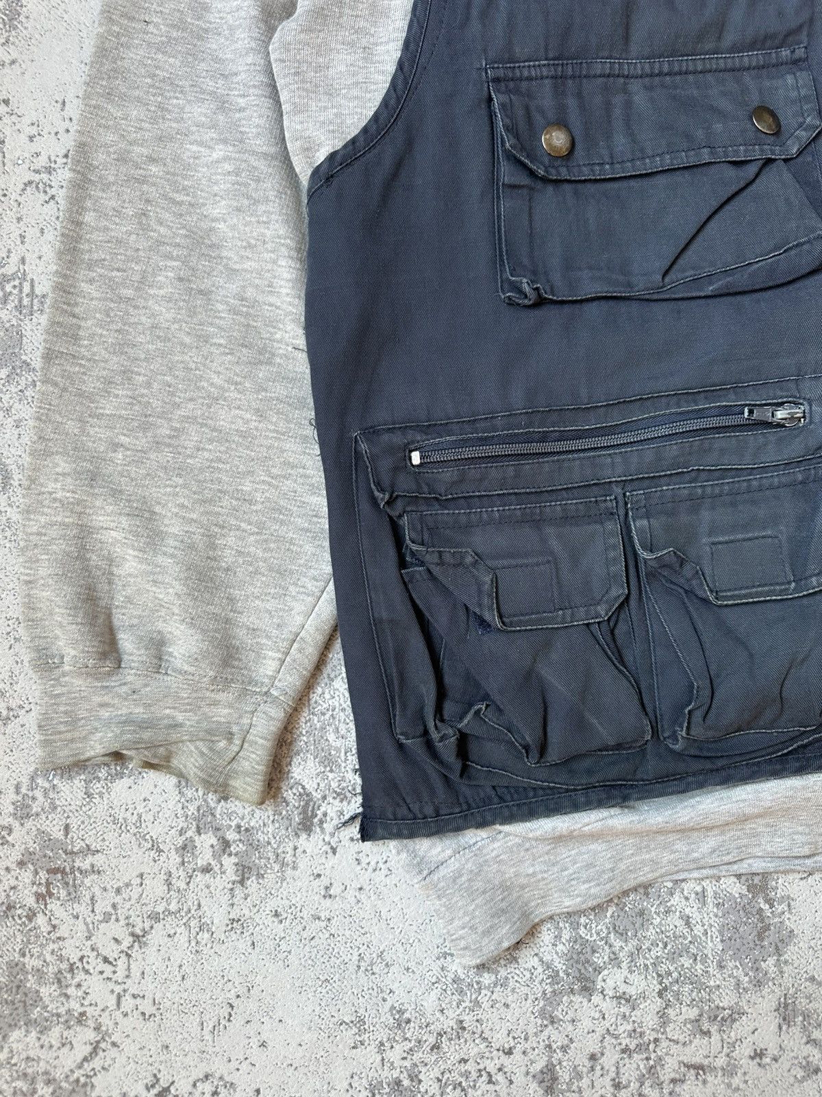 Dickies Custom Dickies Hybrid Tactical Sweatshirt Distressed Details Size US L / EU 52-54 / 3 - 4 Thumbnail
