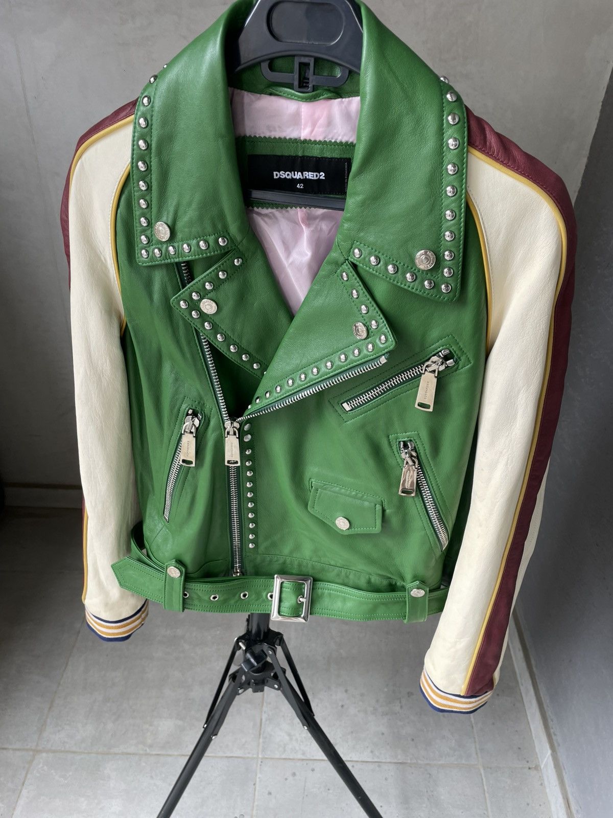 Dsquared2 Dsquared2 Biker Leather Jeans Jacket Size M / US 6-8 / IT 42-44 - 2 Thumbnail