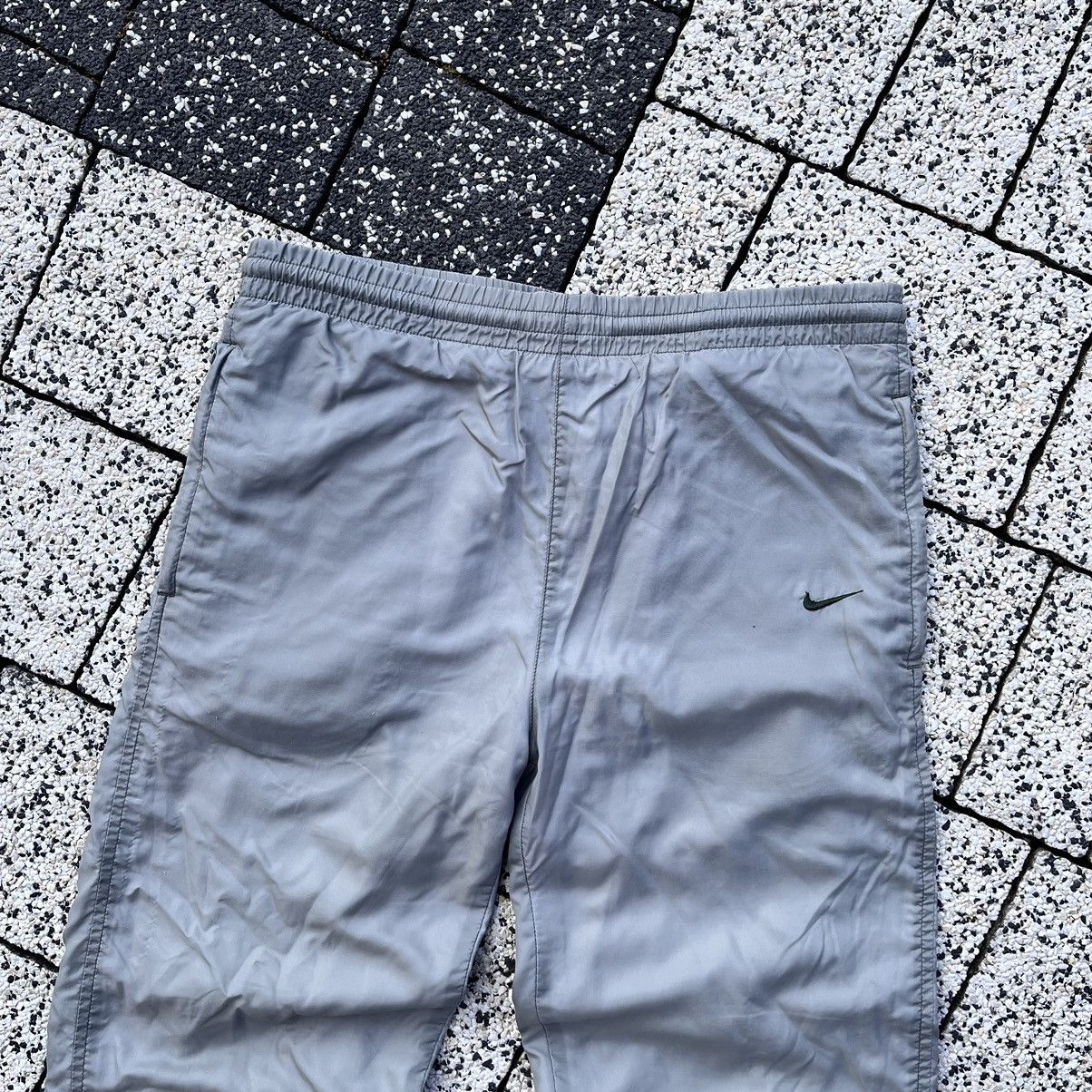 Nike × Vintage Nike Vintage Track Pants Nylon Y2K Drill Streetwear Swoosh Size US 36 / EU 52 - 4 Thumbnail