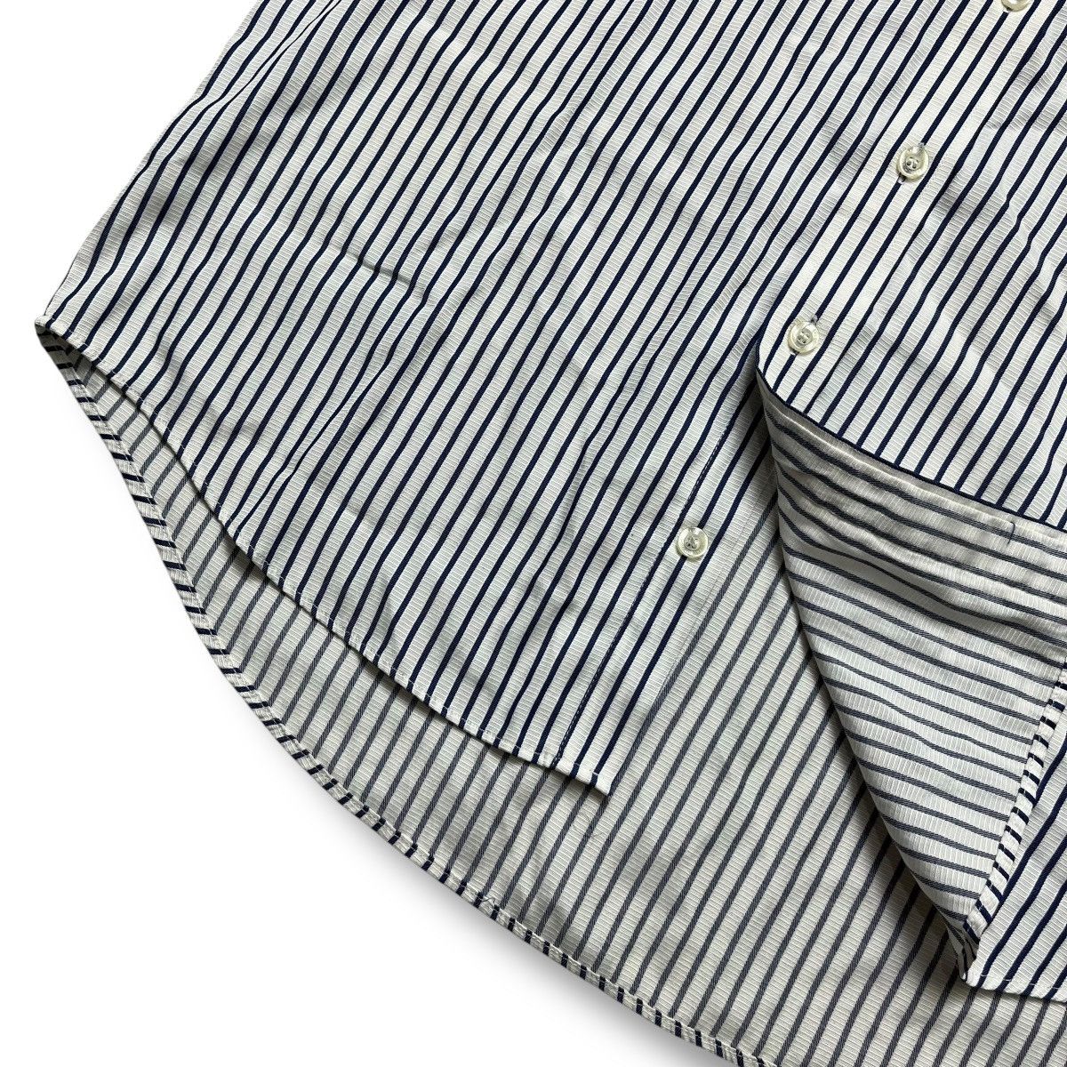 Balenciaga Vintage Balenciaga Paris striped Long Sleeve Button shirt Size US L / EU 52-54 / 3 - 8 Thumbnail
