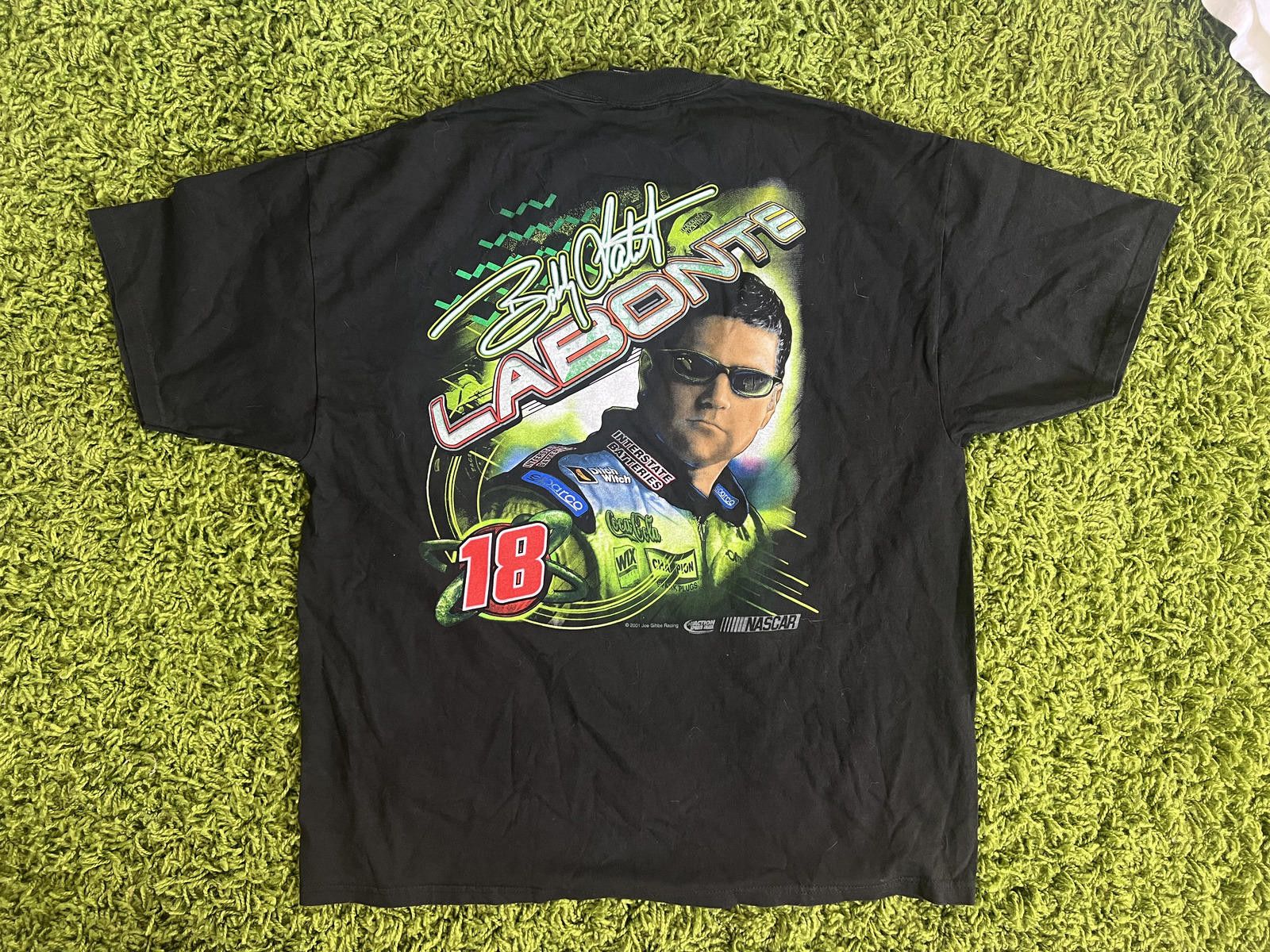 Chase Authentics Vintage Bobby Labonte AOP NASCAR T-Shirt - 2001 Size US L / EU 52-54 / 3 - 3 Thumbnail