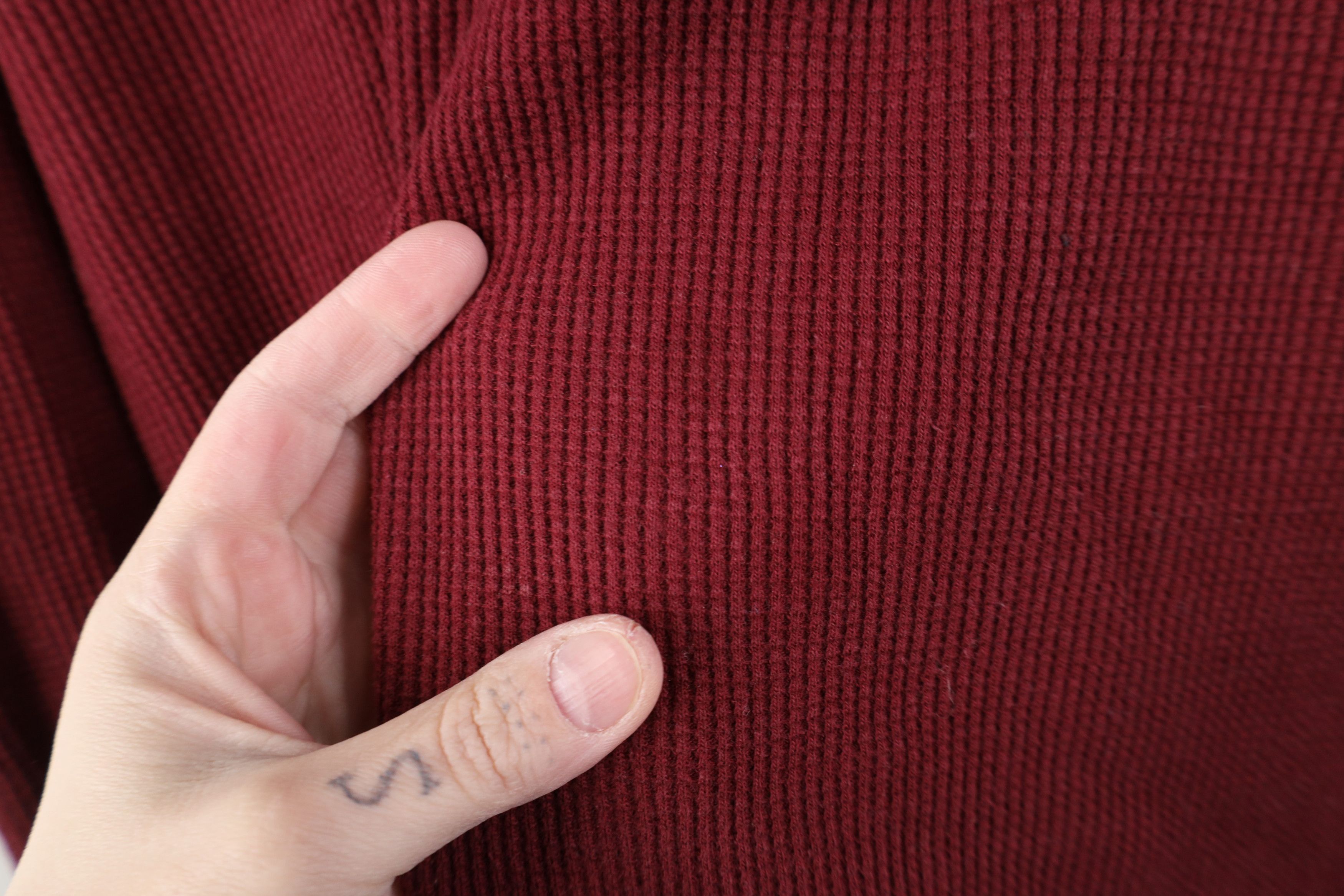 Vintage Vintage 90s Streetwear Knit Long Sleeve Henley T-Shirt Size US XXL / EU 58 / 5 - 5 Thumbnail