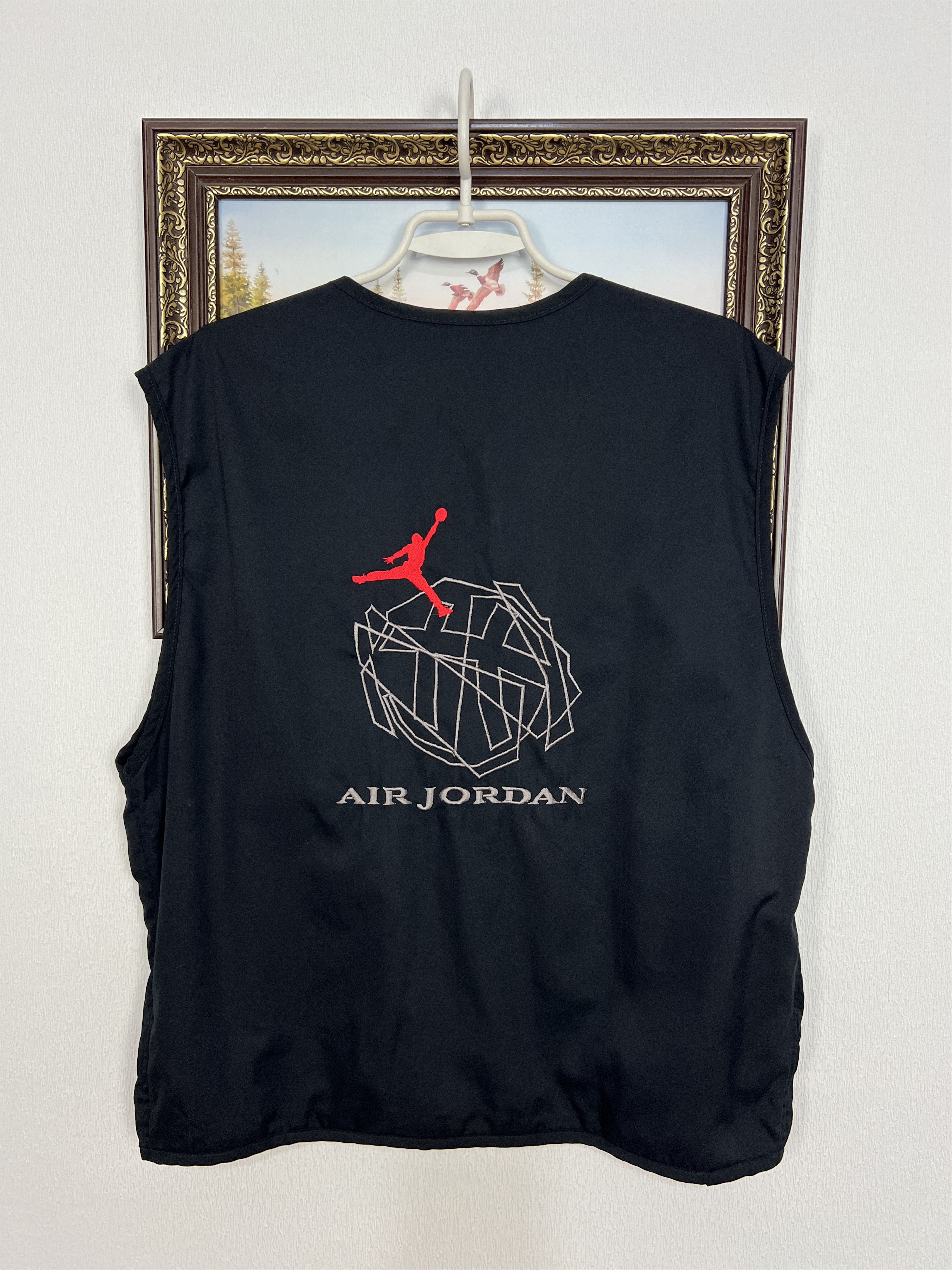 Nike Vintage 90's Nike Air Jordan Vest Body Warmer Gilet Size US M / EU 48-50 / 2 - 9 Thumbnail