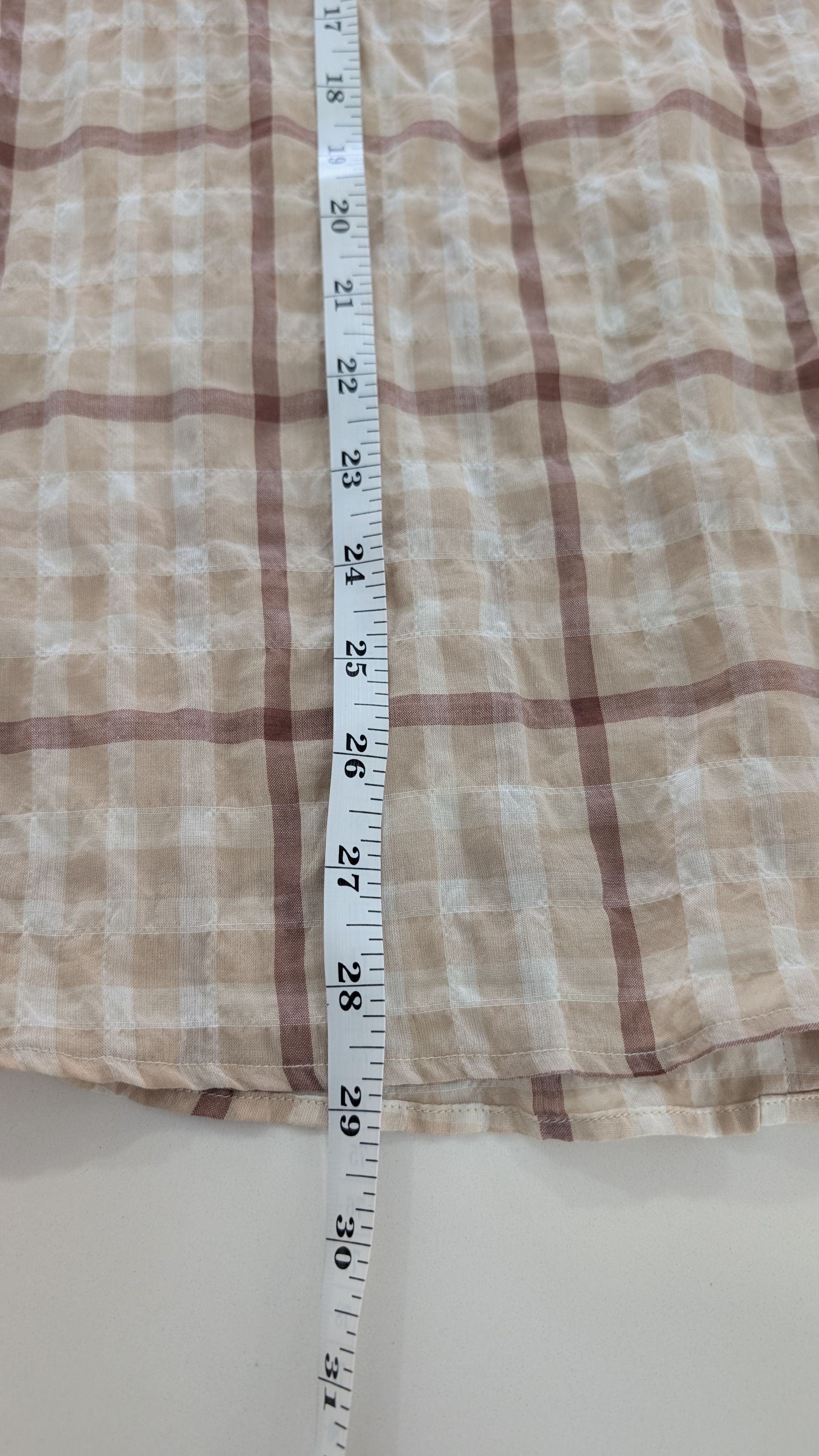 American Trench American Trench Plaid Seersucker Shirt Mens M Size US M / EU 48-50 / 2 - 7 Thumbnail
