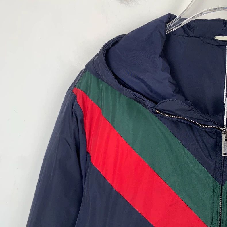 Gucci Gucci Color-blocked striped zipper cotton jacket 2502-Nexta Size US S / EU 44-46 / 1 - 3 Thumbnail