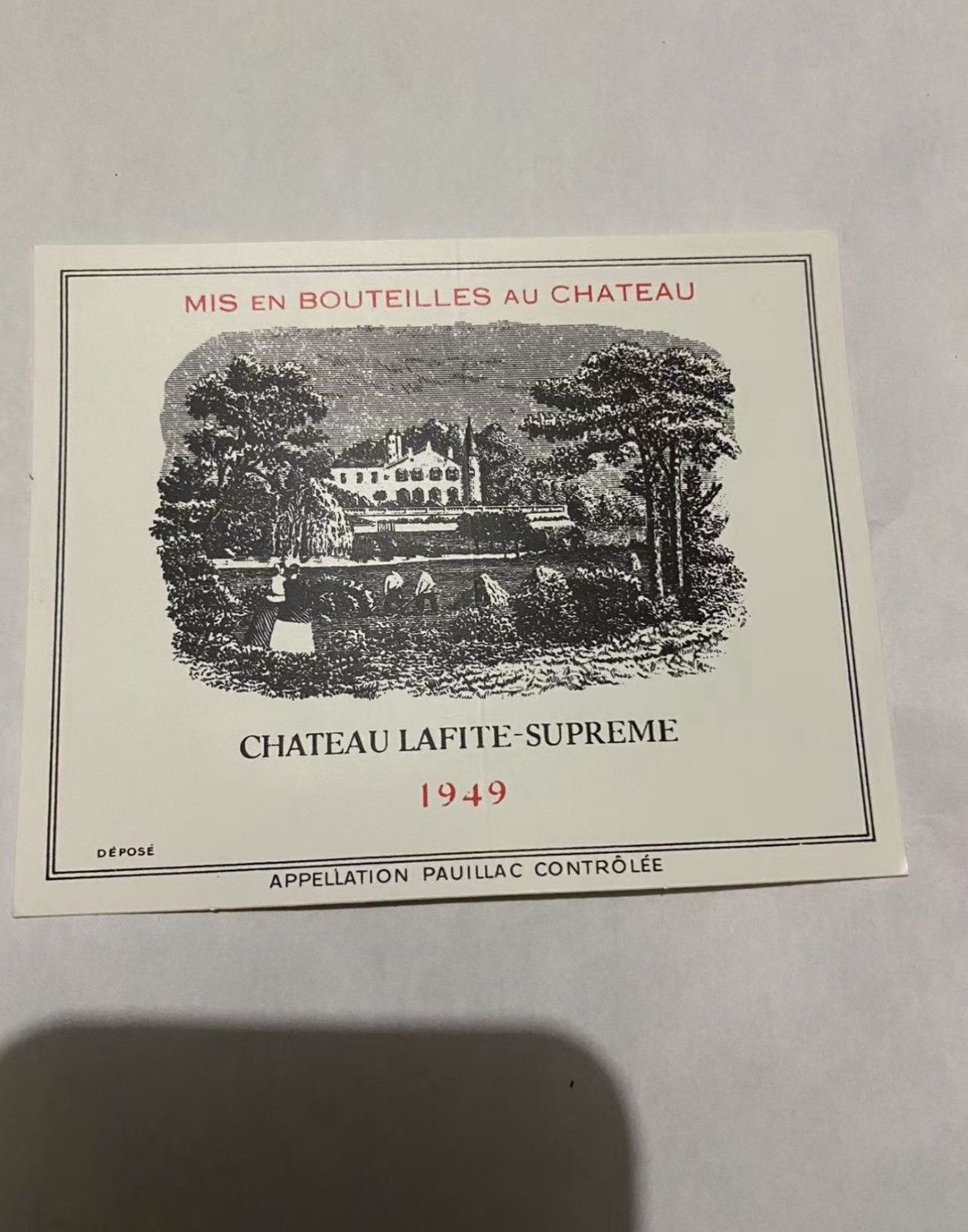 Supreme Supreme Chateau Lafite Sticker (FW16) Size ONE SIZE - 1 Thumbnail