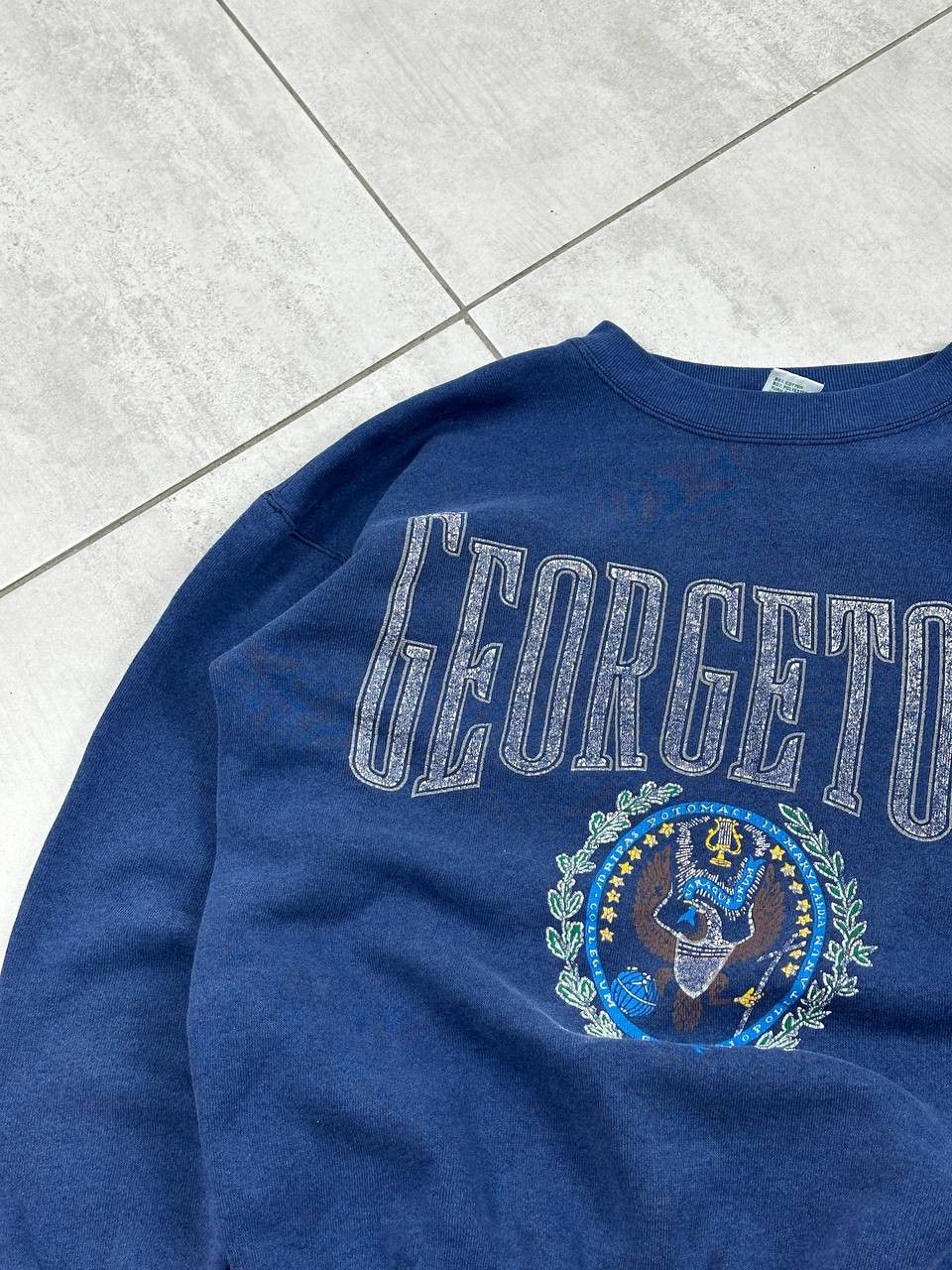 Vintage Vintage 80s Georgetown Hoyas Sweatshirt Made In USA Size US M / EU 48-50 / 2 - 5 Thumbnail
