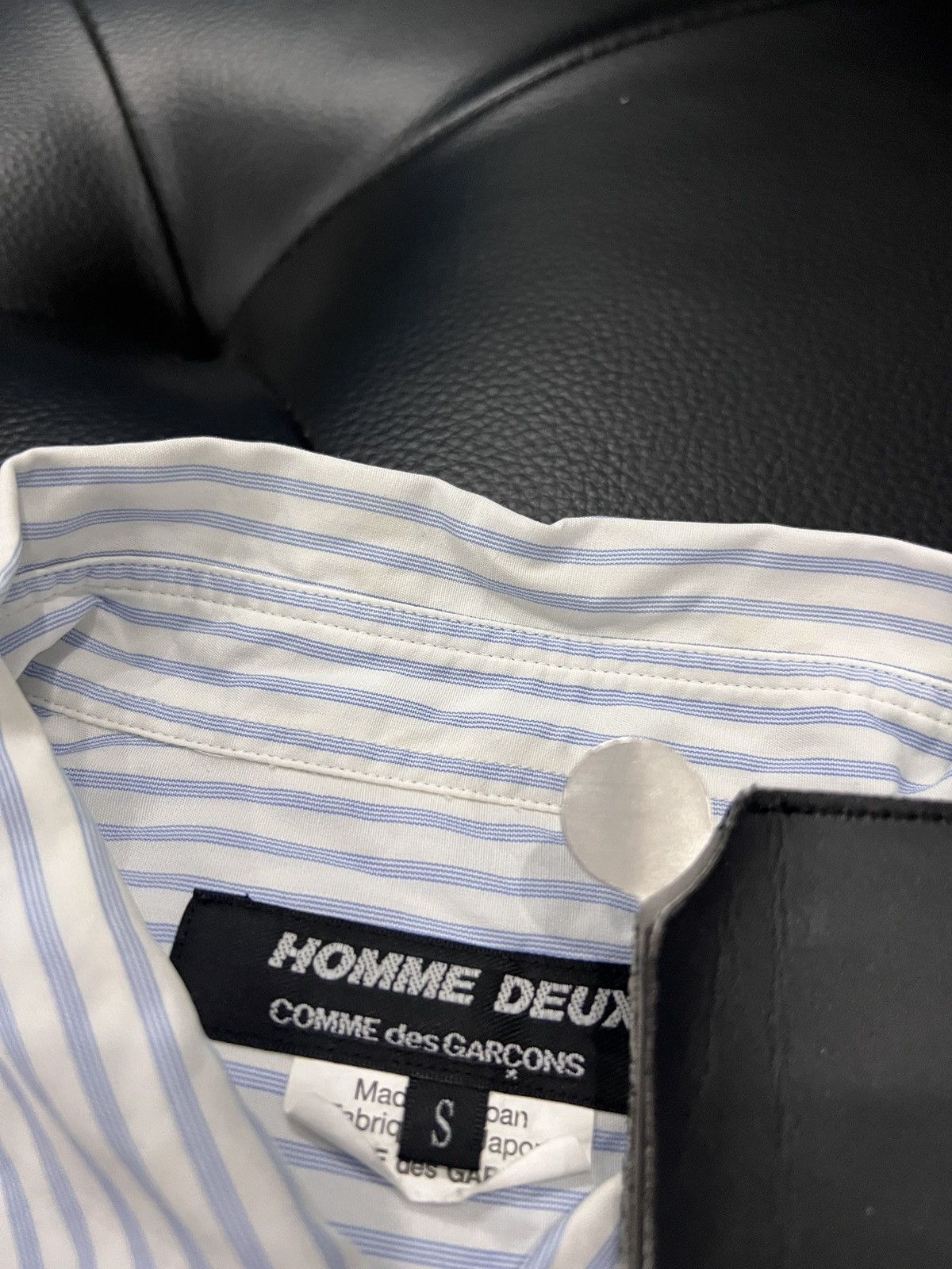 Comme des Garcons Homme Deux Comme des Garçons Homme Deux Patchwork Check Sleeve Shirt Size US S / EU 44-46 / 1 - 13 Thumbnail