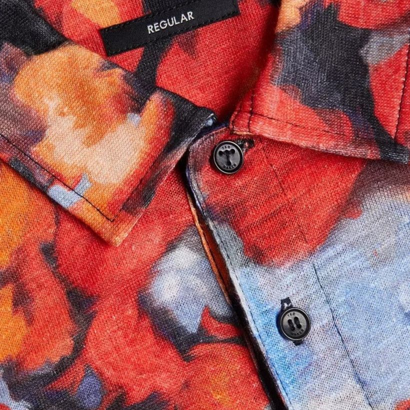 Ted Baker TED BAKER XL DARLY FLORAL LINEN POLO SIZE 5 NWT MSRP $175 Size US XL / EU 56 / 4 - 6 Thumbnail